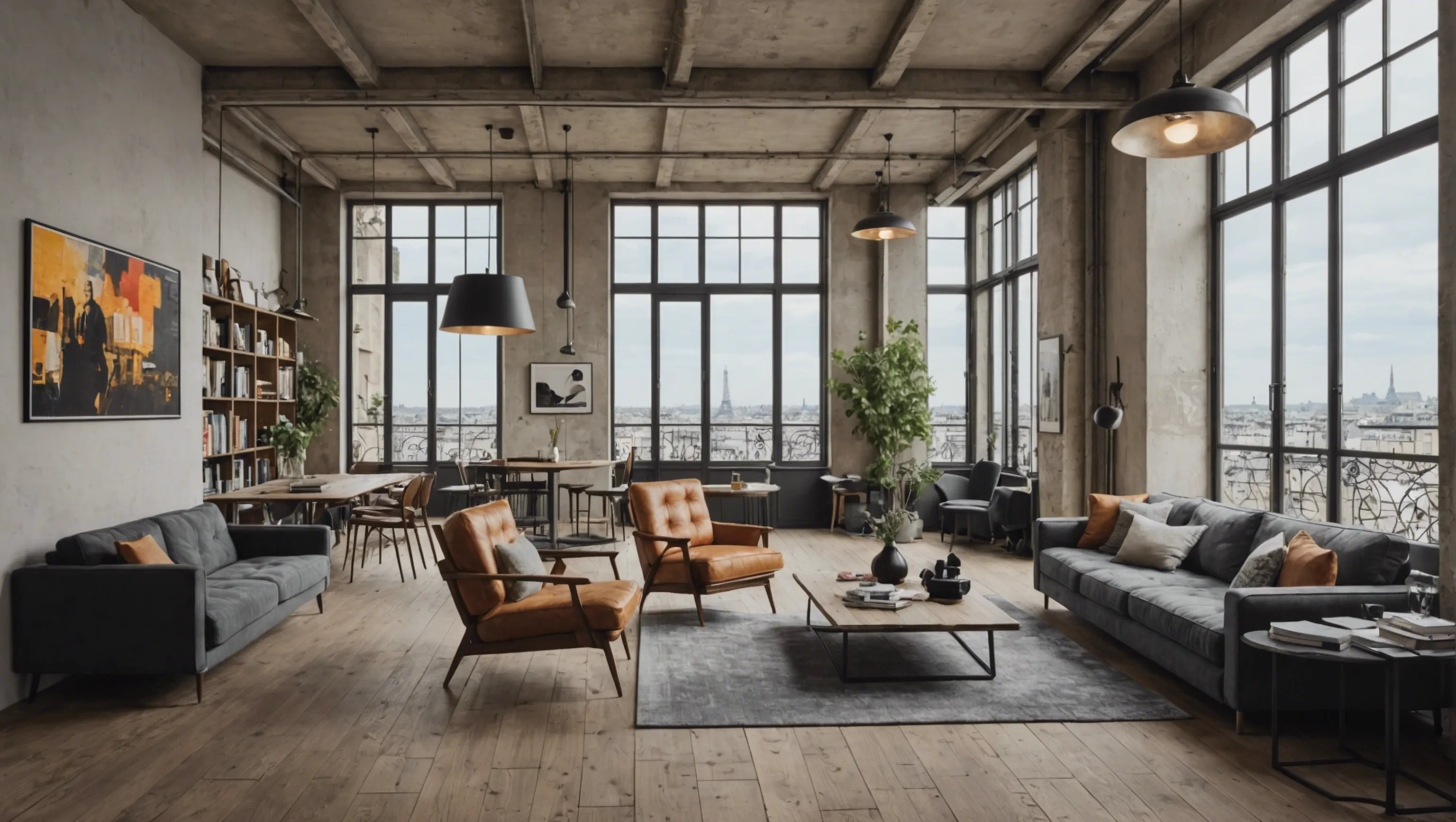 Localisation privilégiée d'un loft avec style urbain à Paris