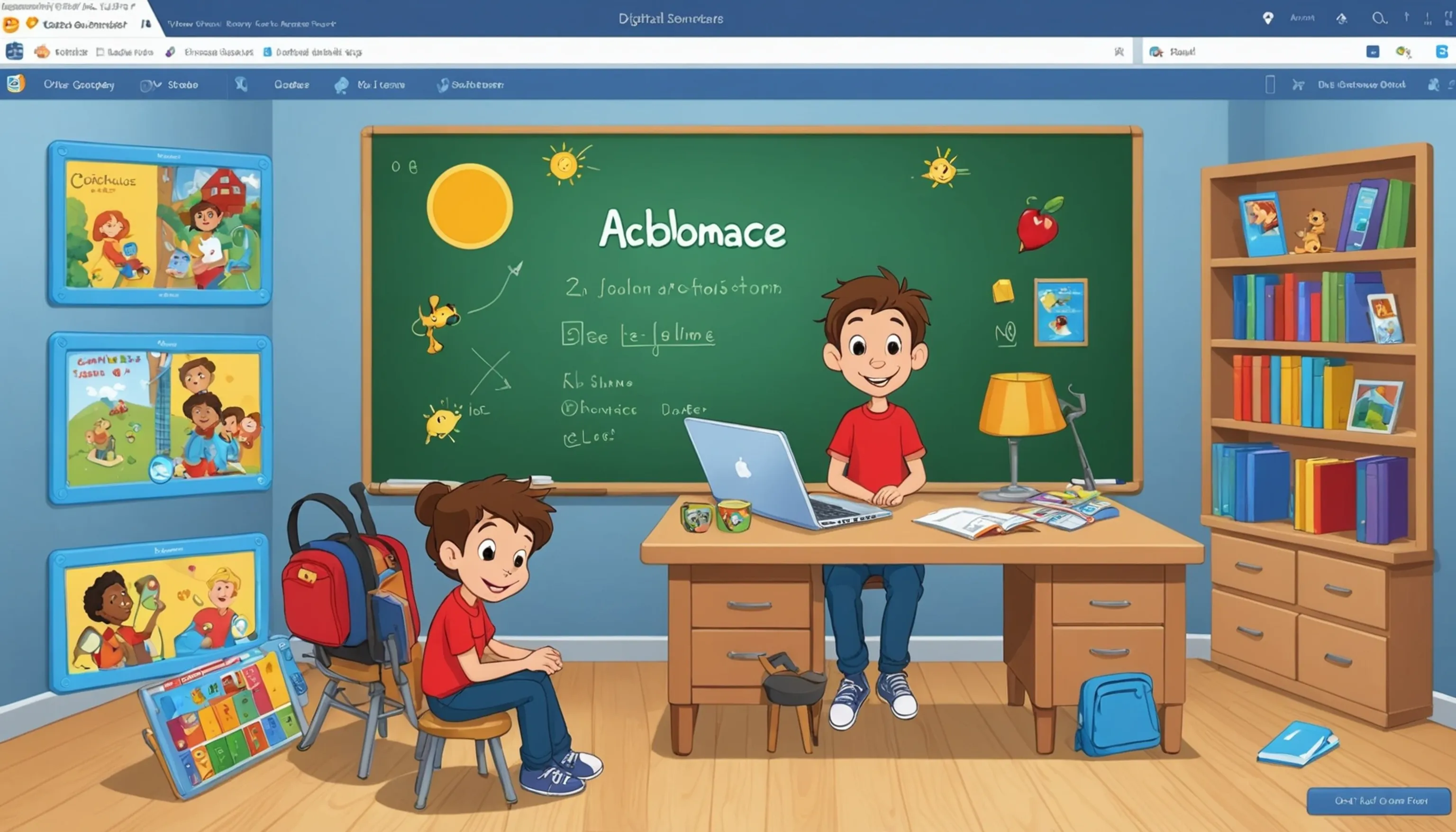 Overview of ABCmouse platform for teenagers