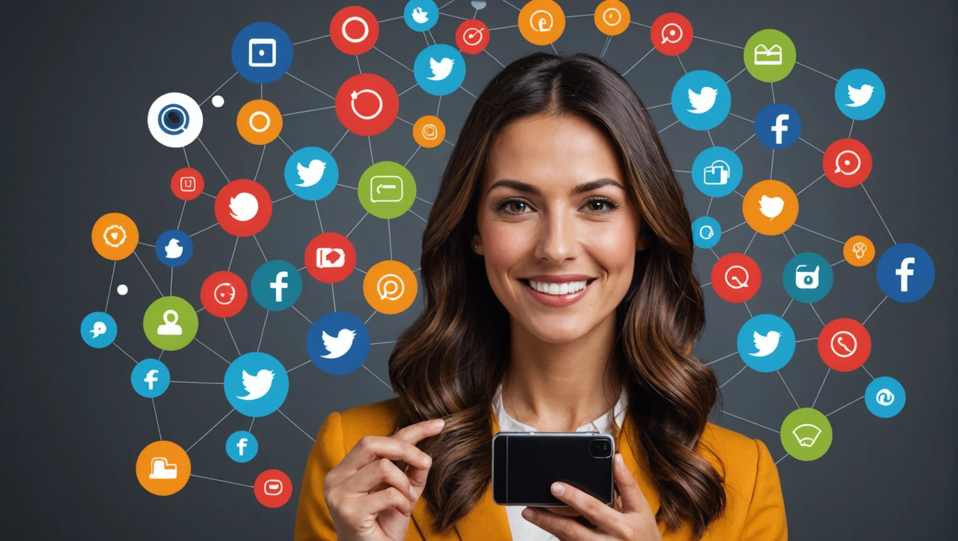 Marketing professional utilizing social media targeting and segmentation
