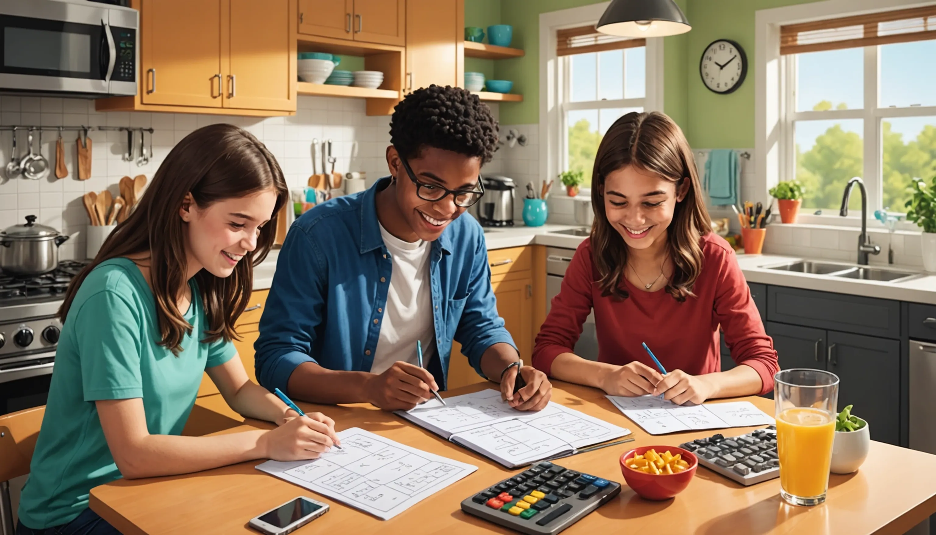 Incorporating math into daily activities for teenagers