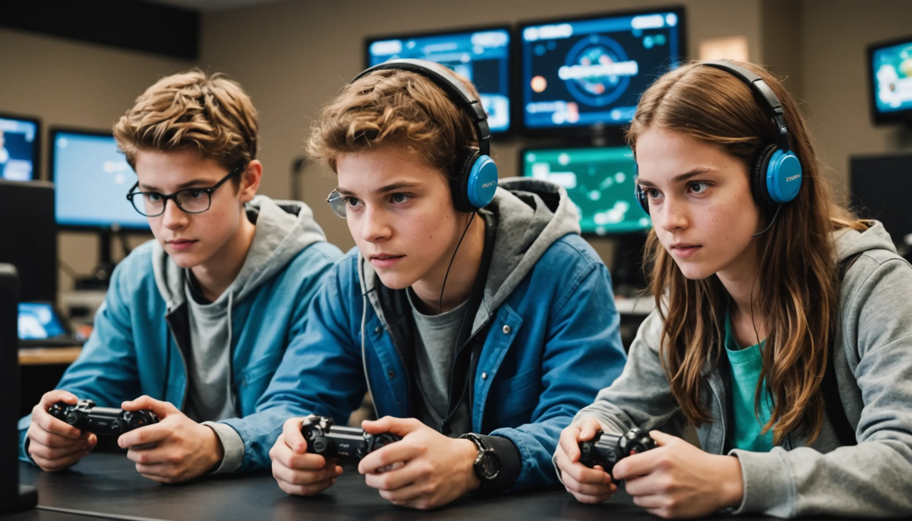 Teenagers learning scientific concepts through video games