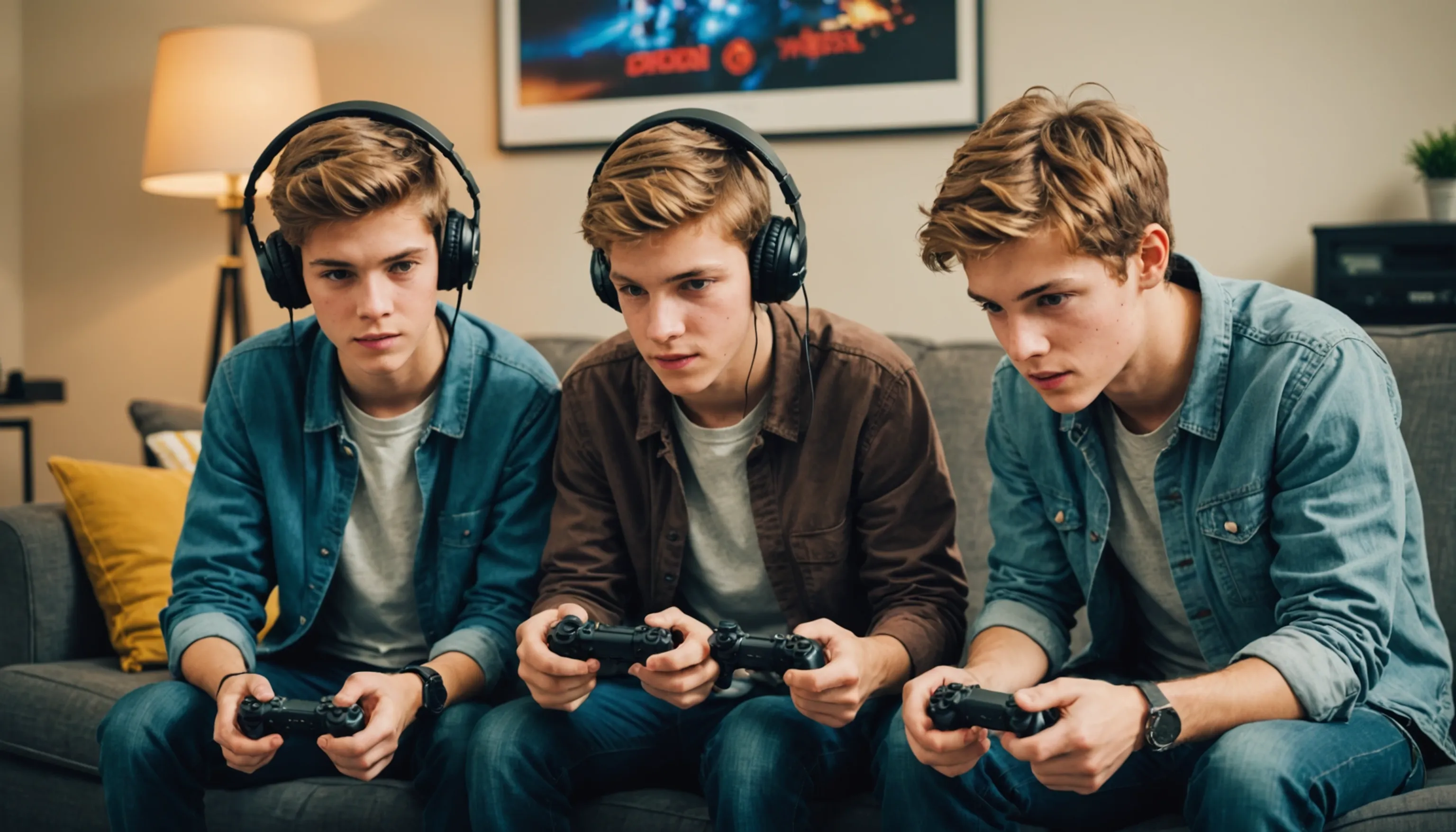 Teenagers enhancing decision-making skills through video games