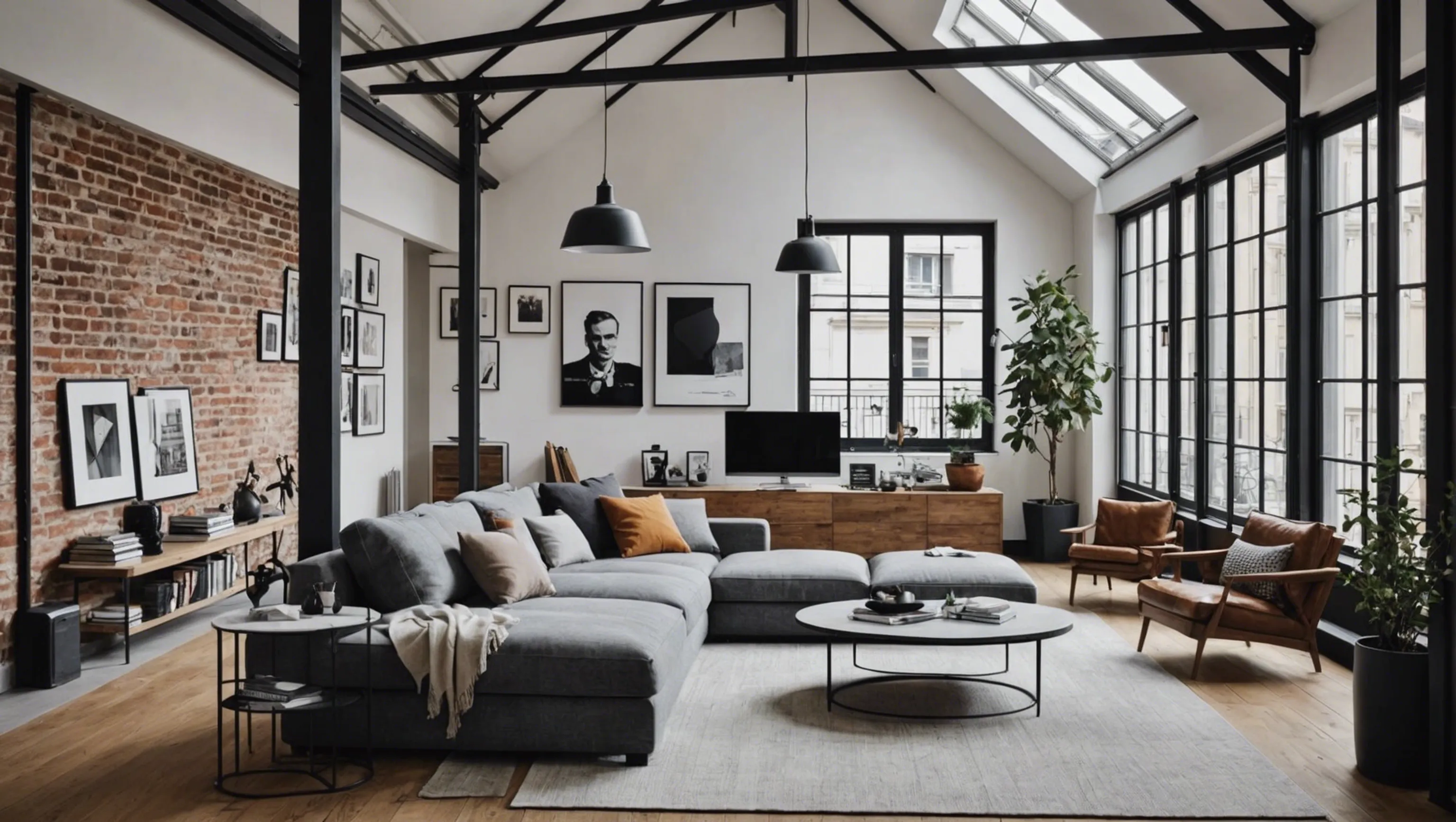 Loft avec le style loft sydneyien à Paris