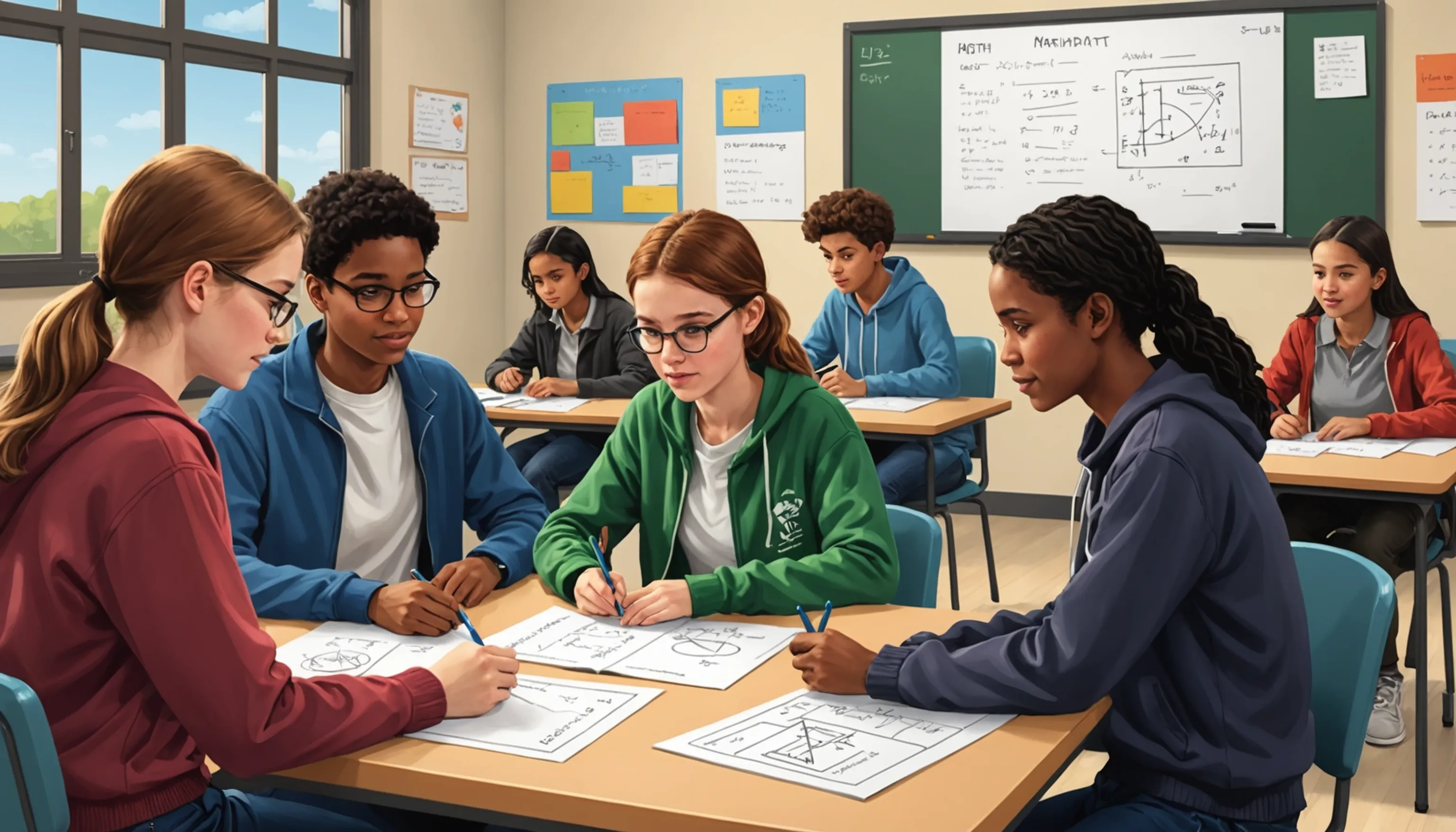 Creating a supportive learning environment for teenagers in math