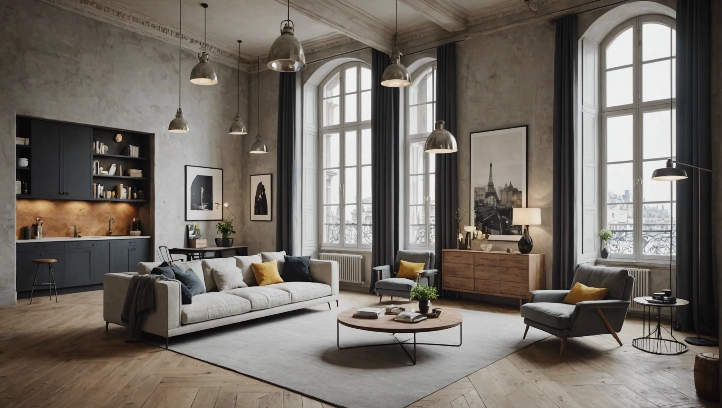 Créer un loft avec style loft hambourgeois à Paris