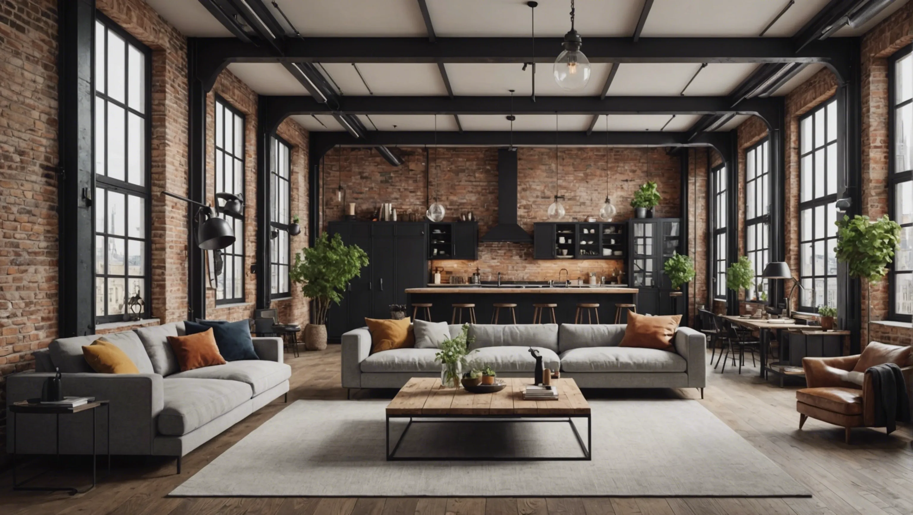 Loft avec style industriel à Paris