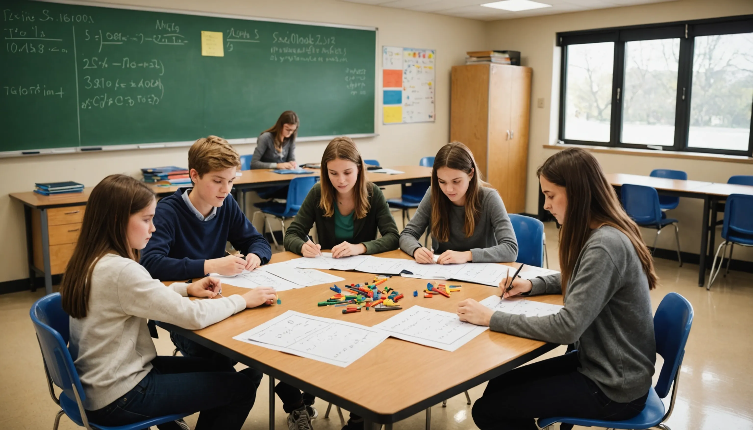 Engaging teenagers in math concepts through interactive games