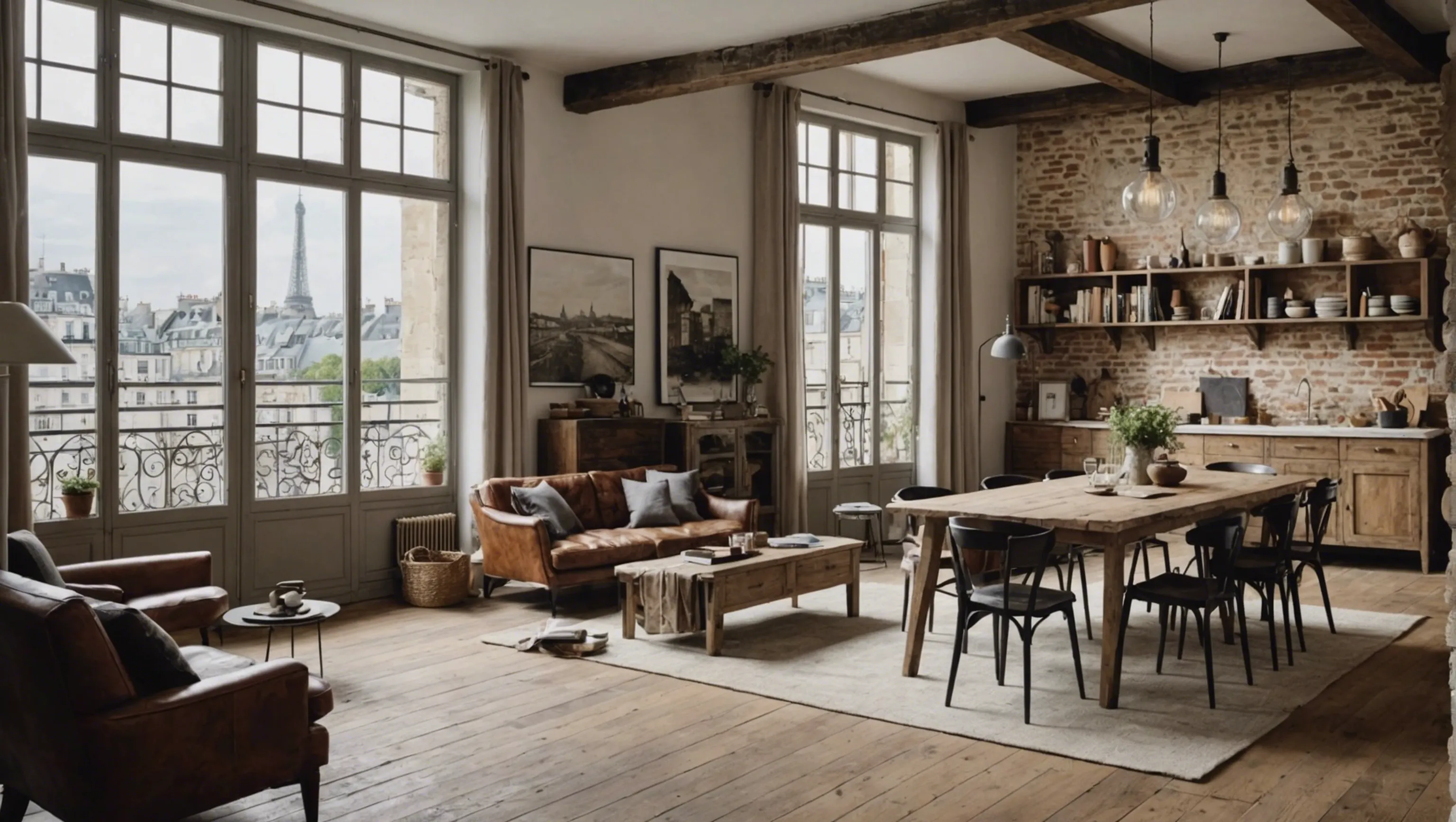 Loft avec style champêtre à Paris