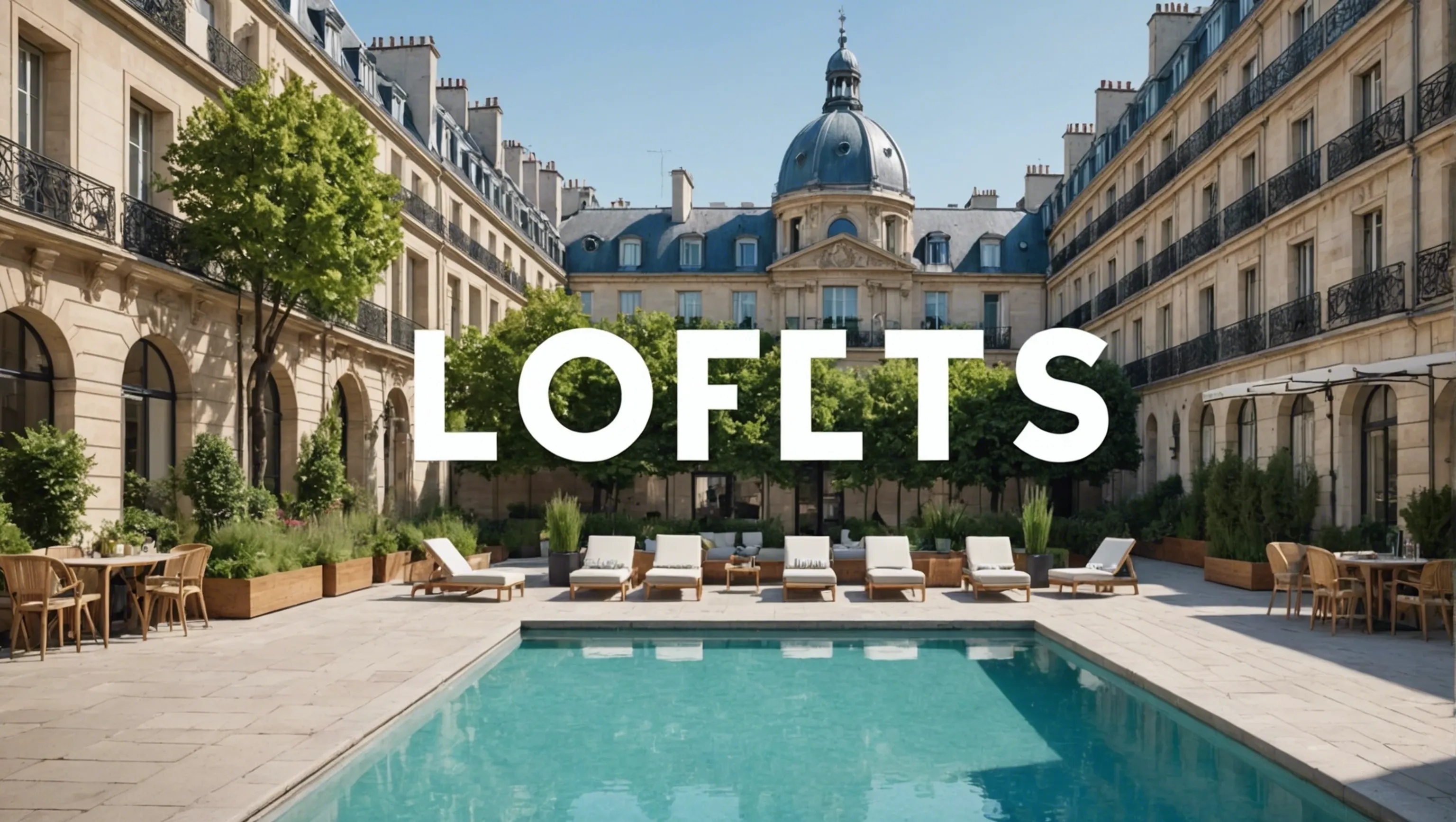 Quartiers de Paris avec des lofts et des piscines