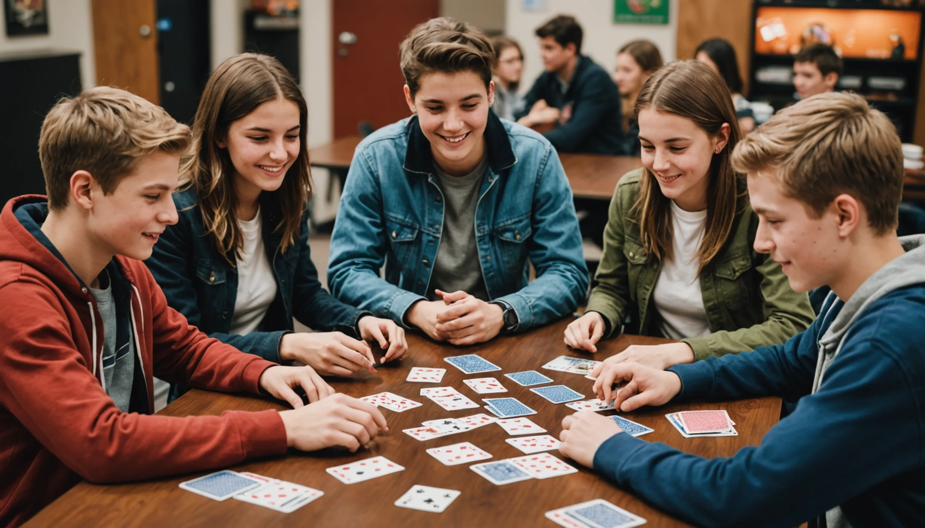 Using card games to practice math skills