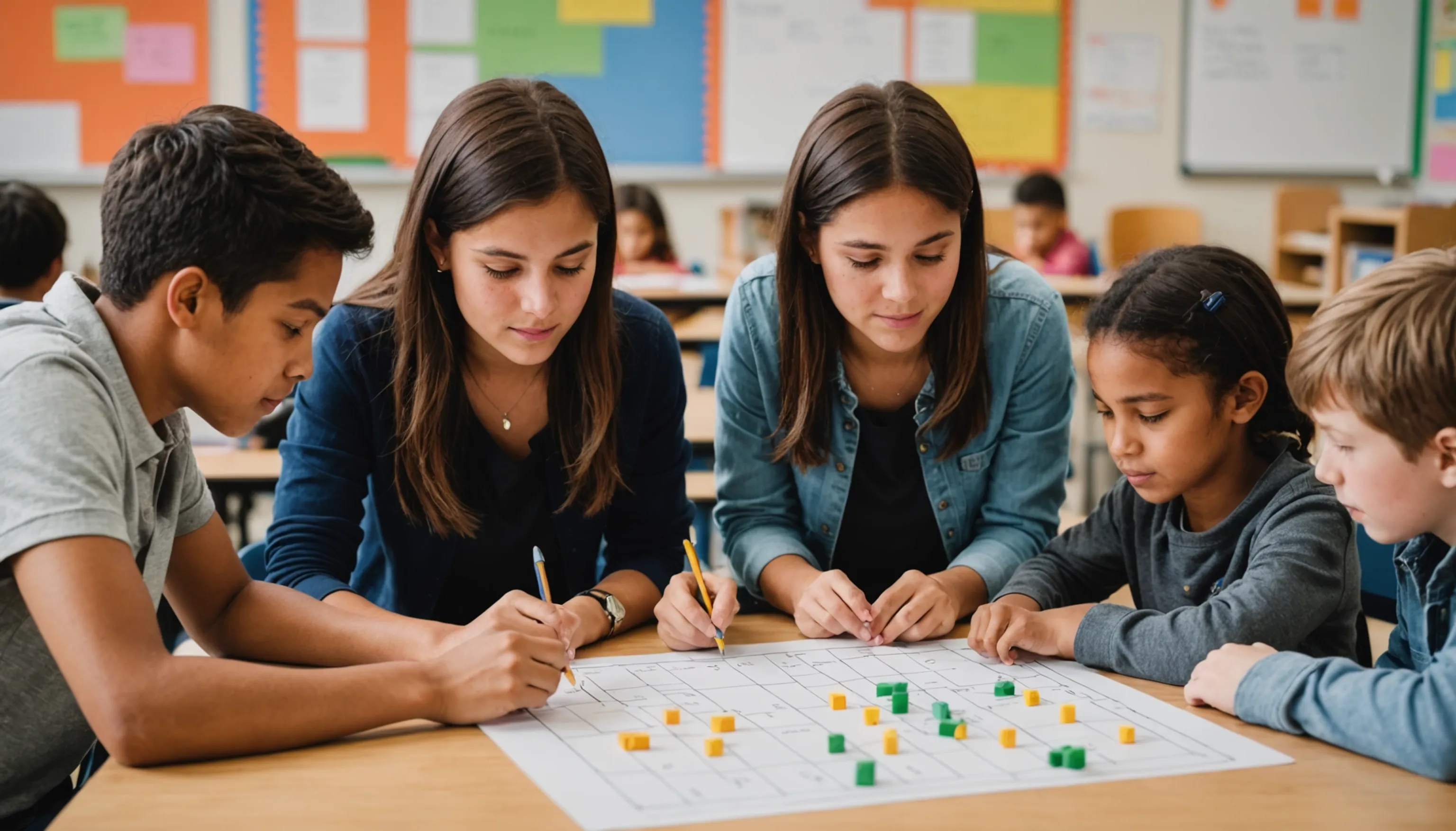 Students improving problem-solving abilities through math games