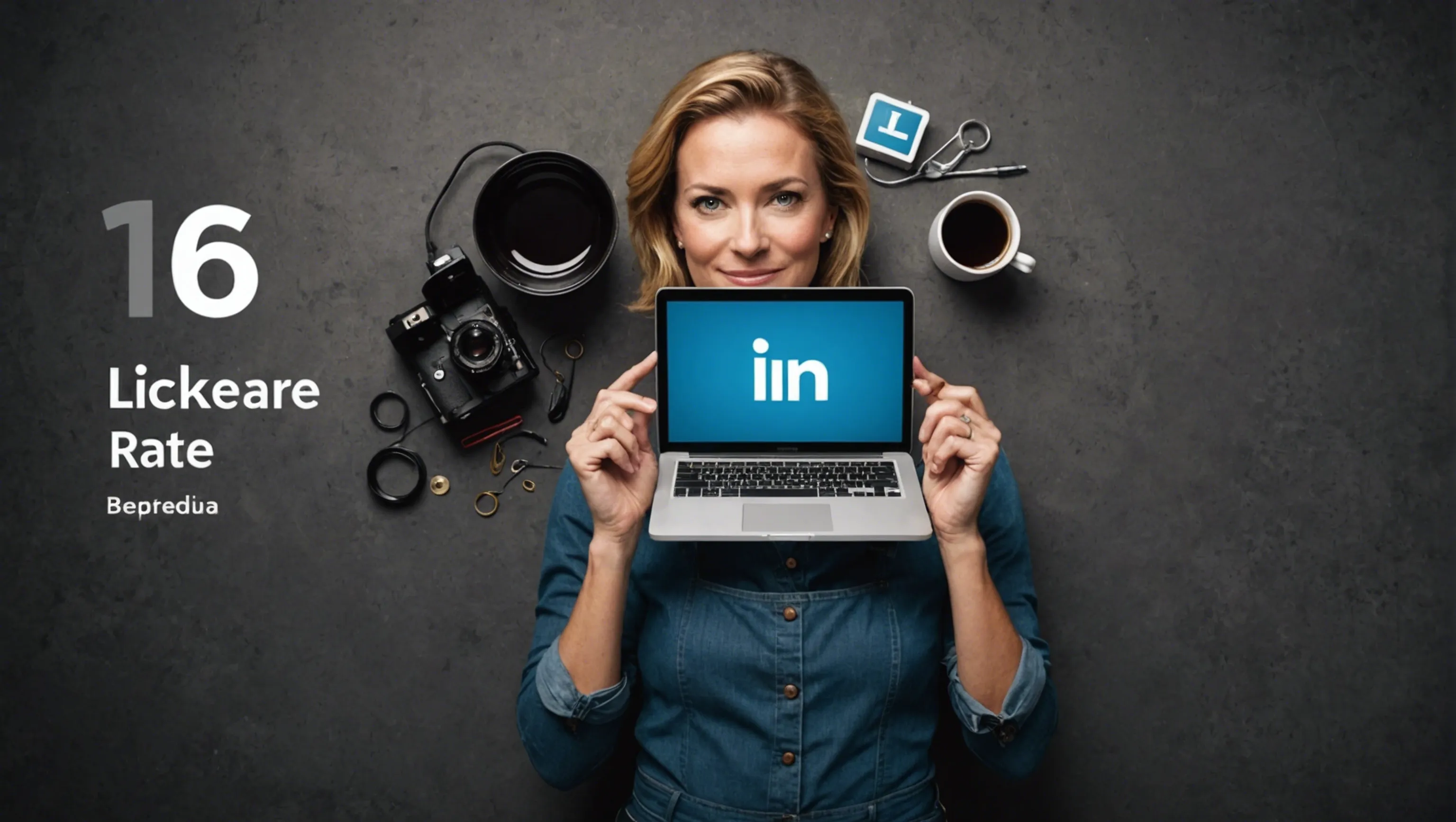 Marketer using LinkedIn to increase click-through rate