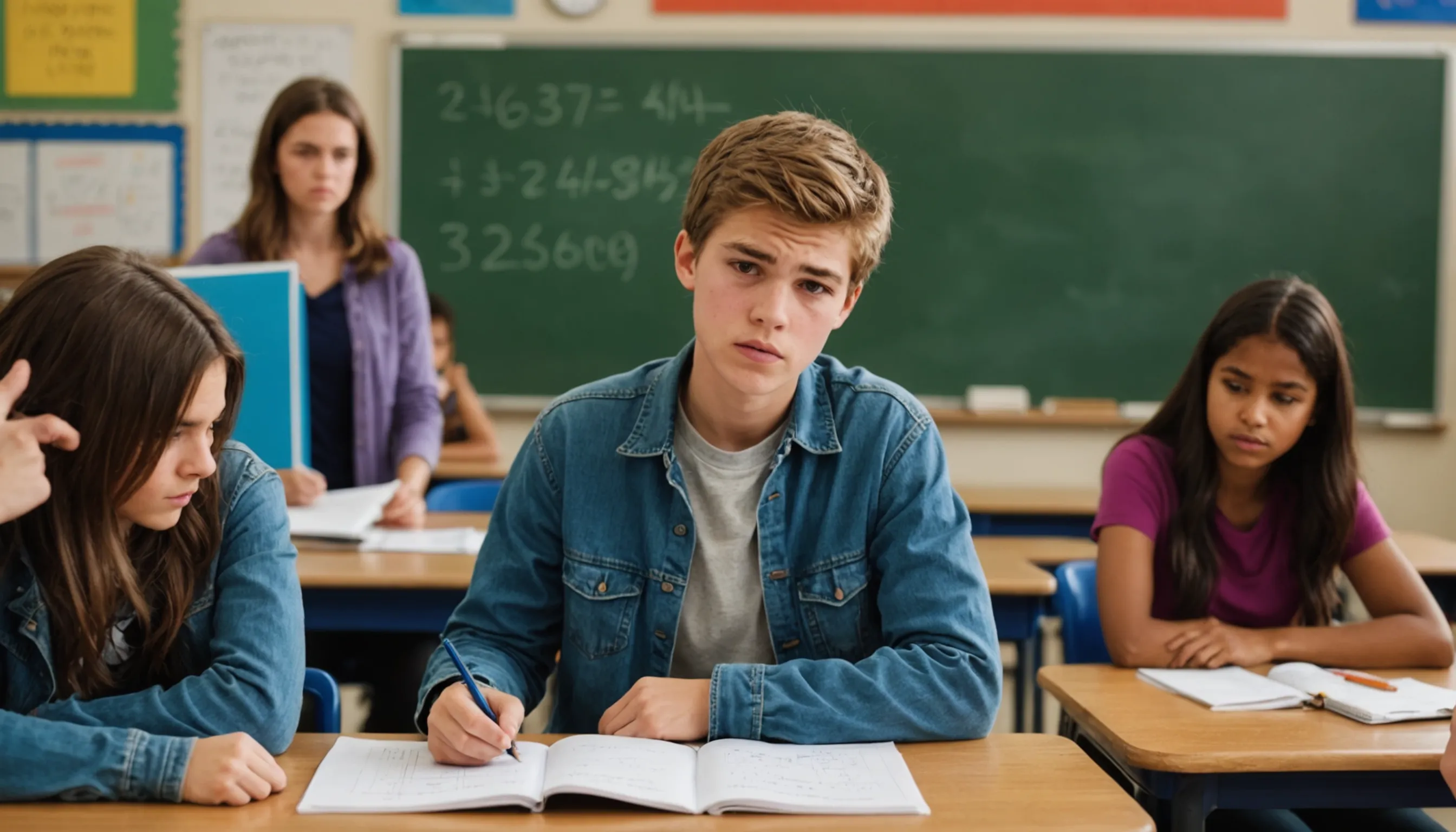 Majority of kids find their math teacher to be lacking