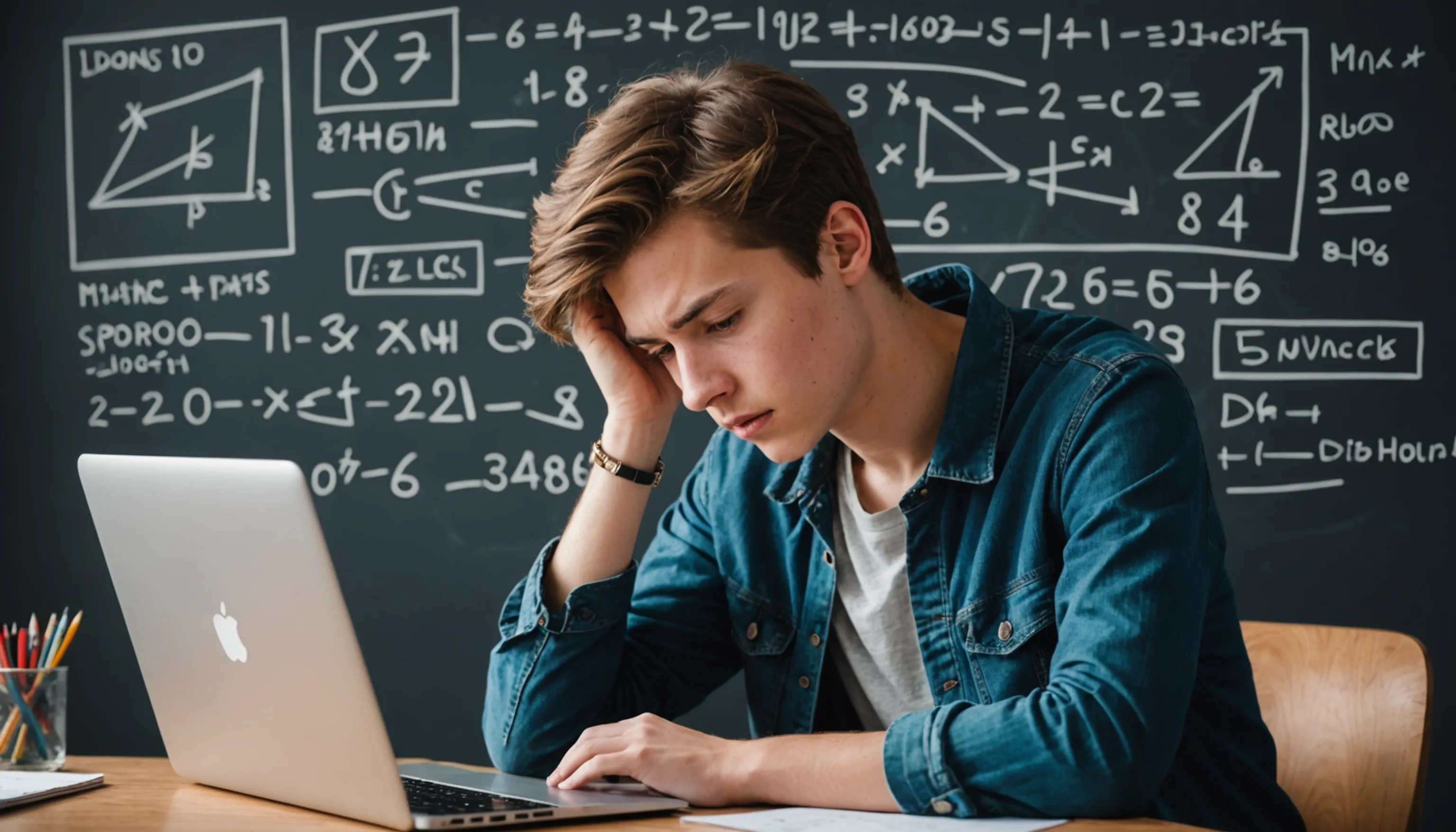 Symptoms of math anxiety in teenagers