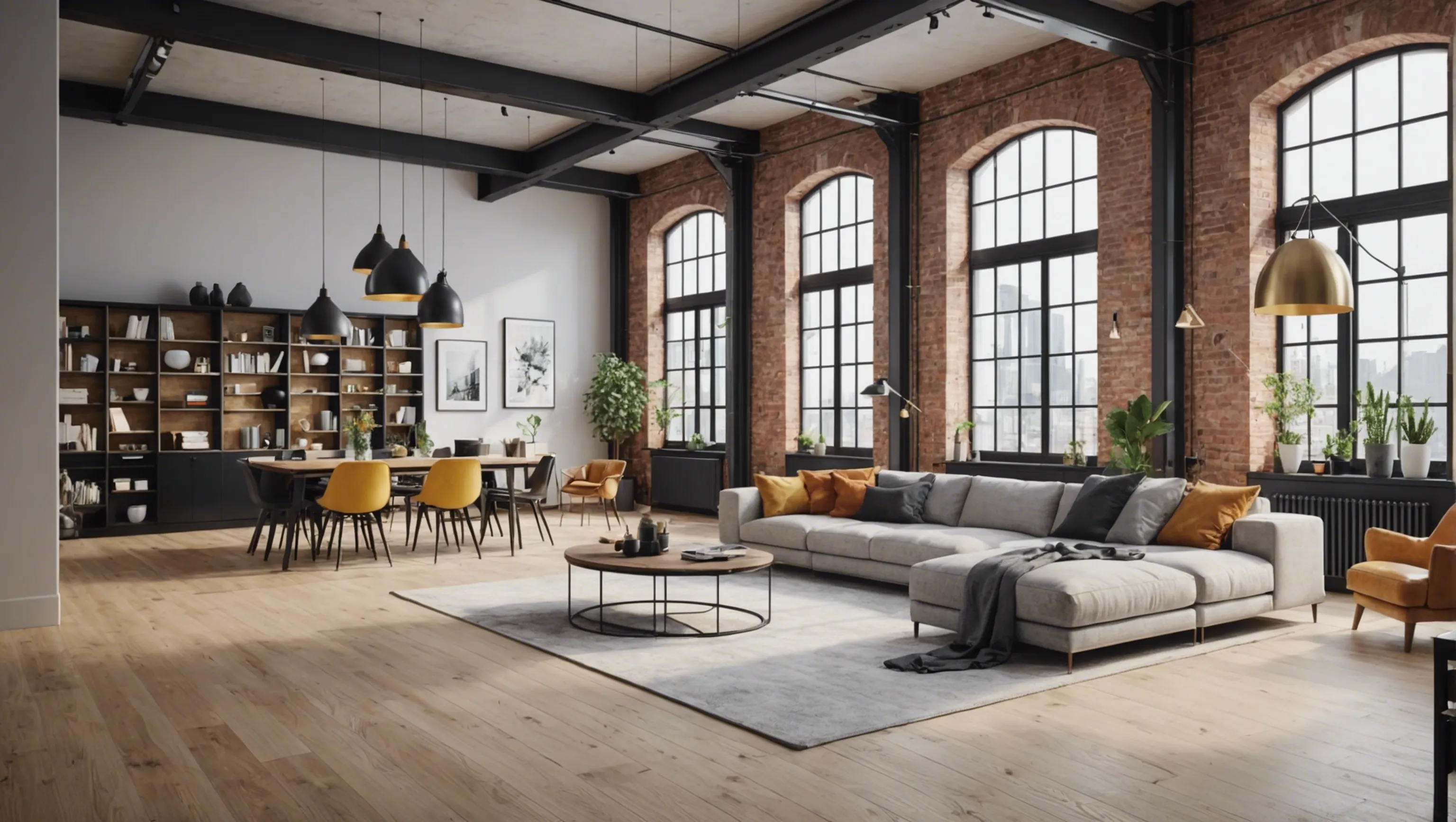 Loft lumineux pour projets de marketing et de communication