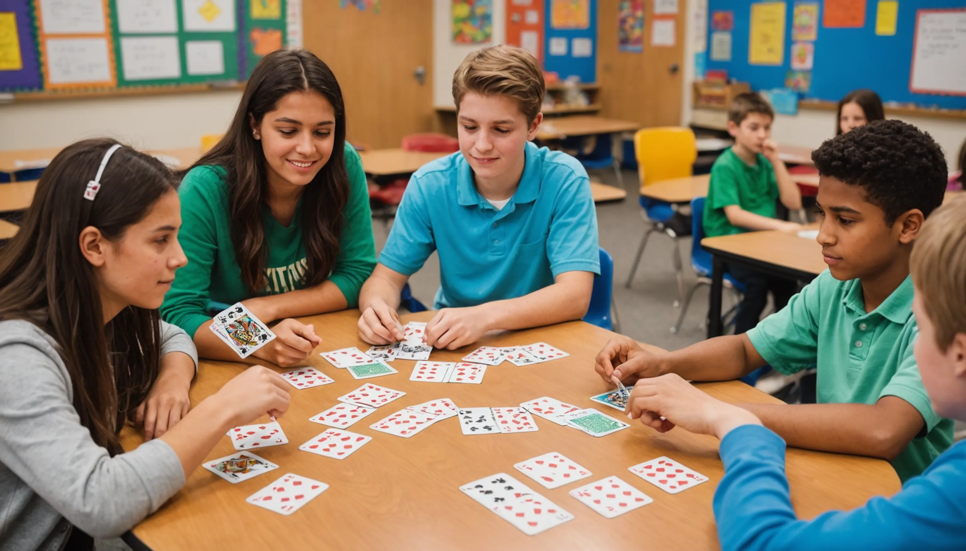 Card games for teaching math concepts effectively