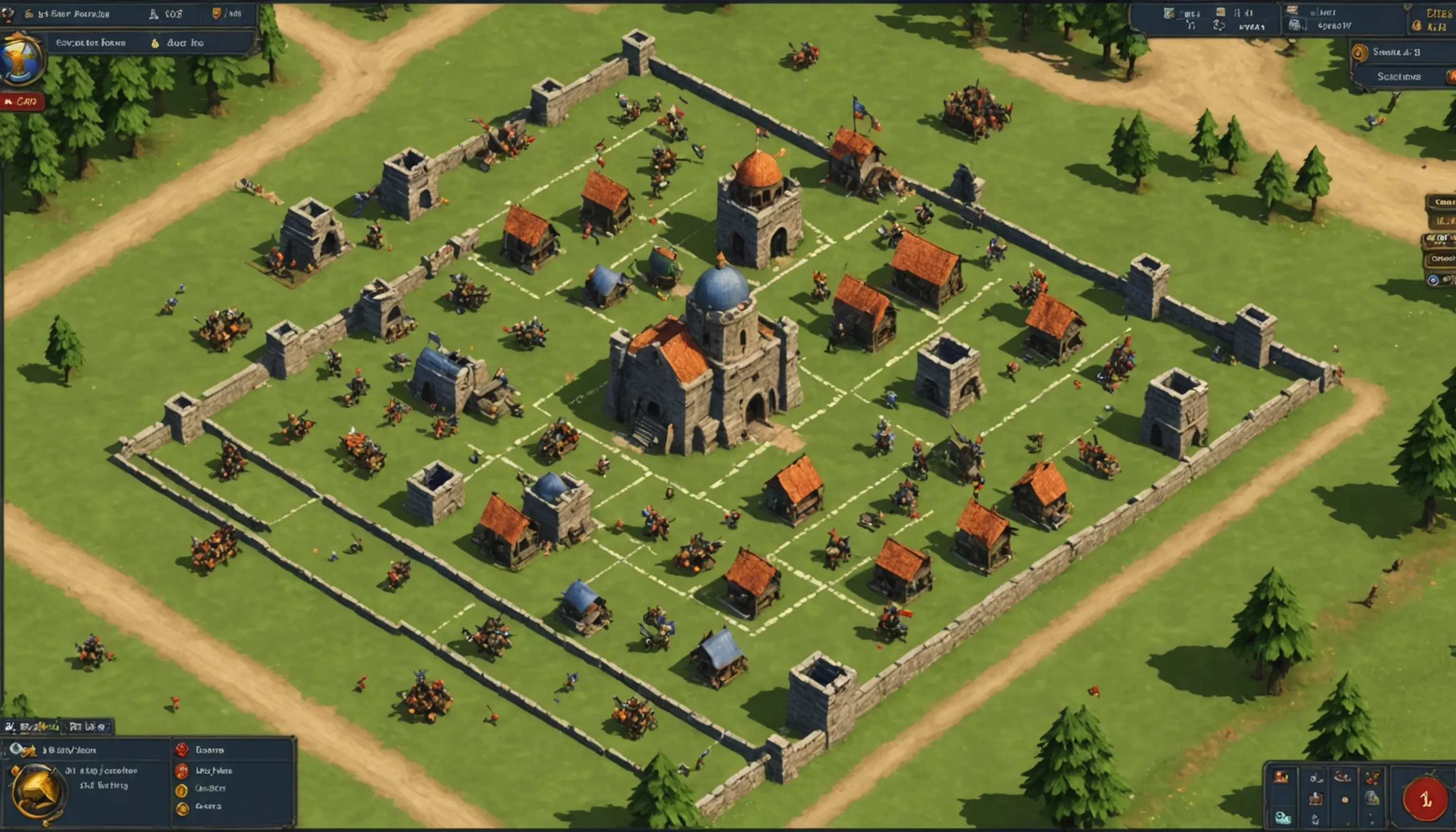 Calculating attack and defense ratios in Age of Empires gameplay