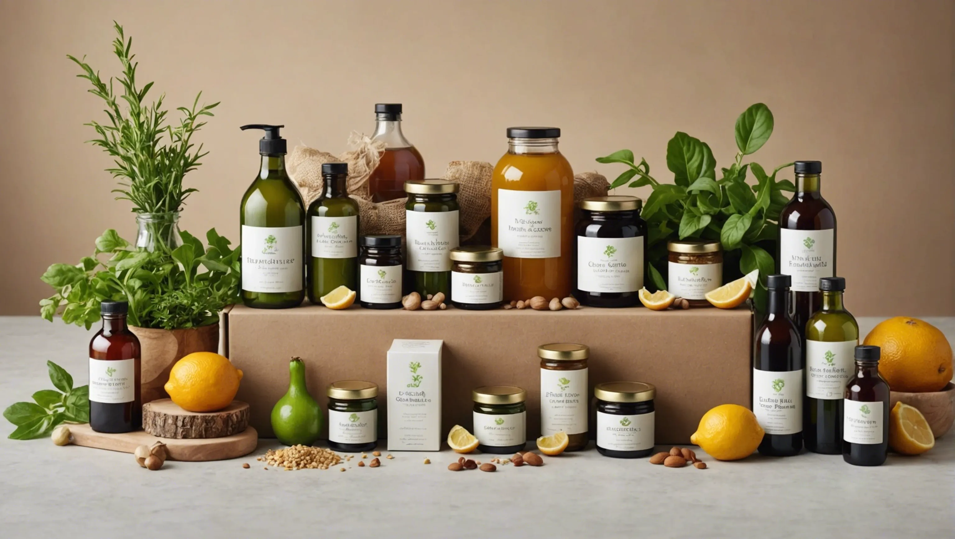 Une box bio remplie de produits frais et naturels