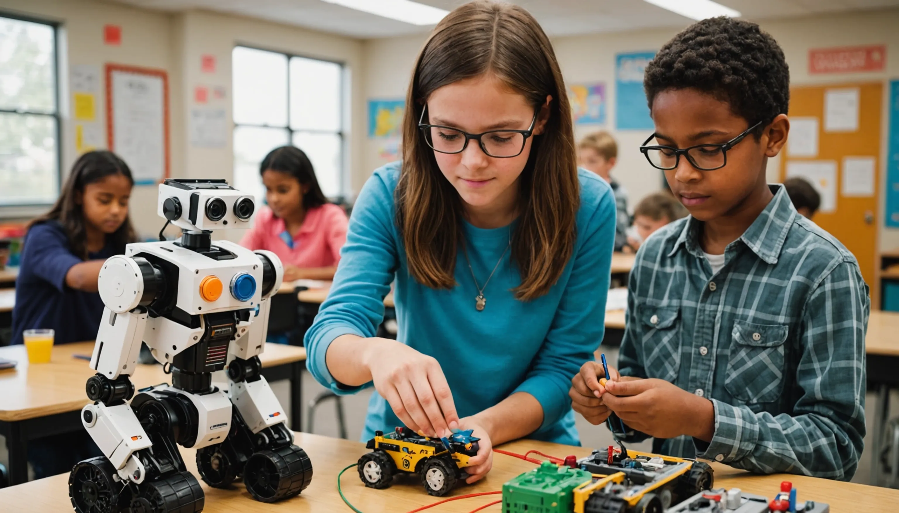 Hands-on learning experiences in STEM education for middle schoolers