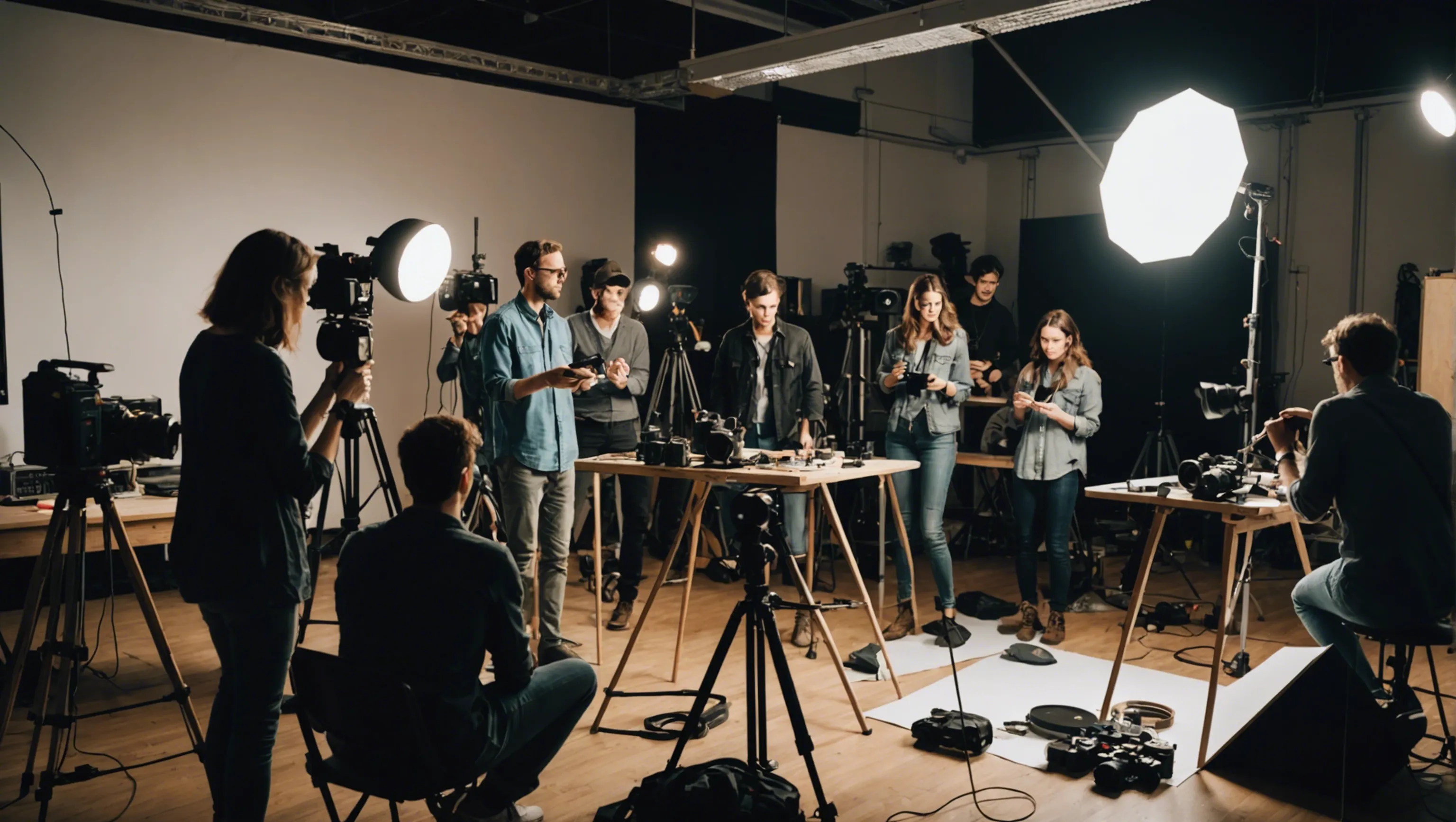 Séance photo artistique pour projet créatif