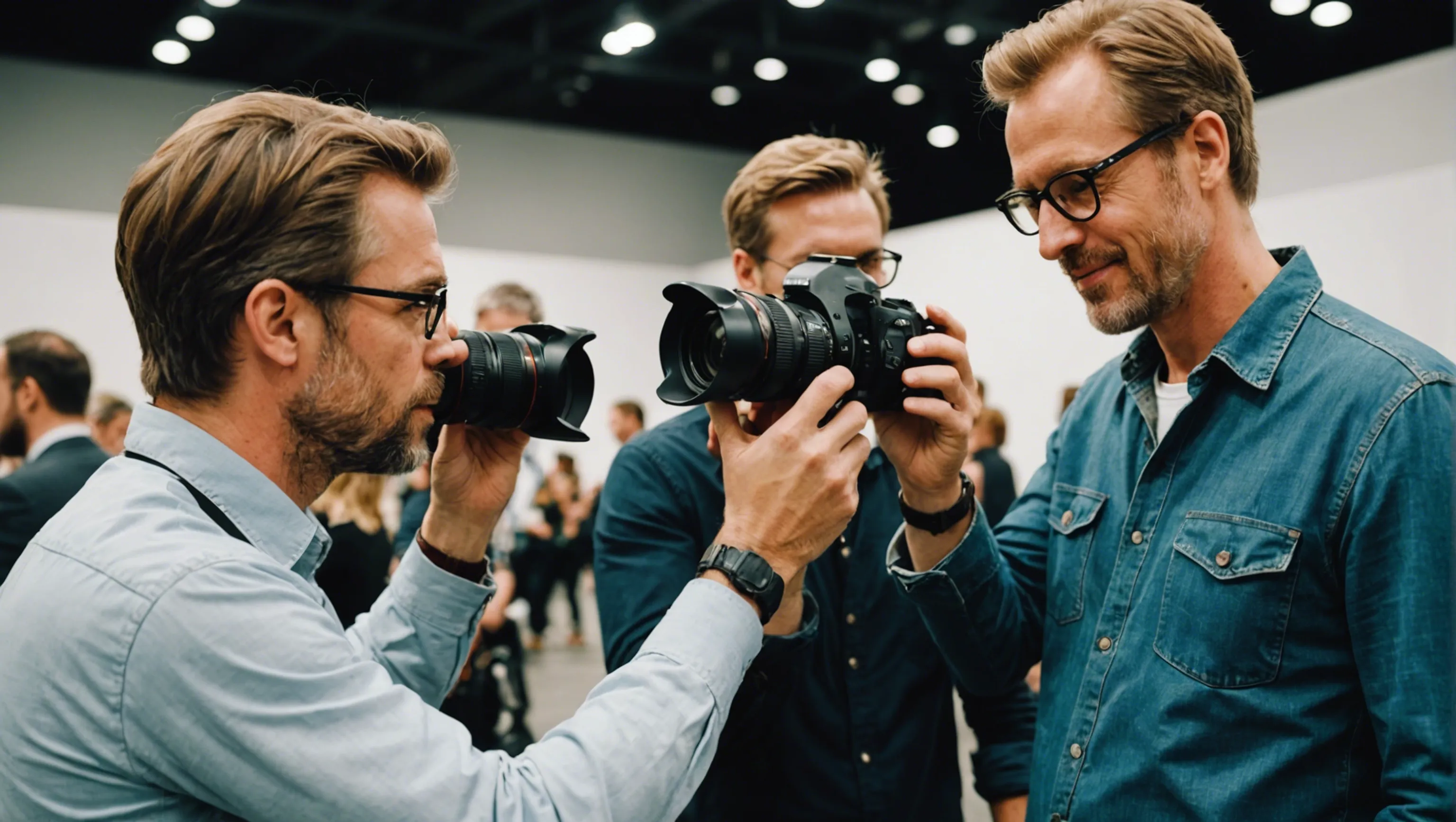 Collaboration entre un photographe d'événement et un directeur de création