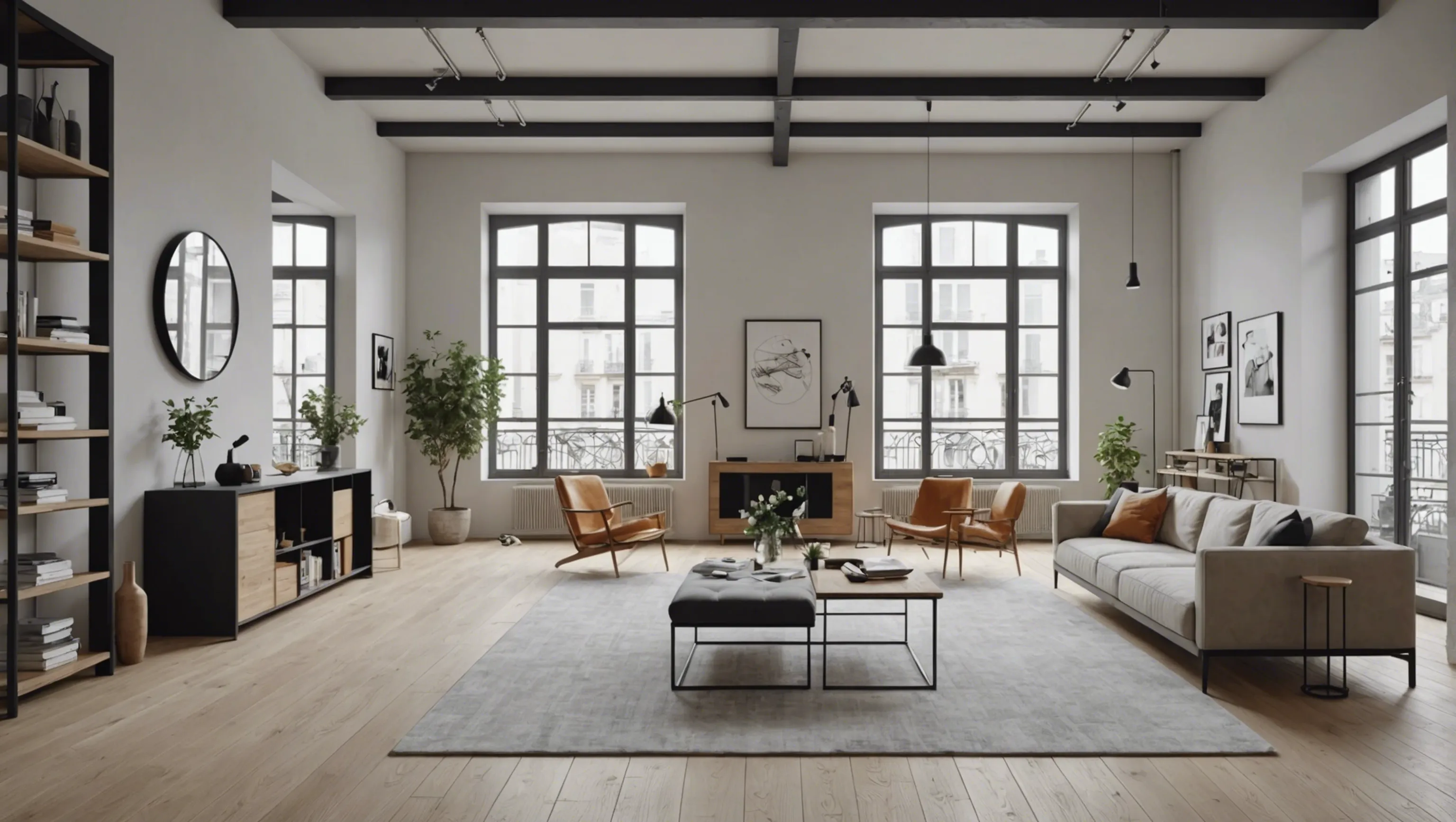 Création d'un loft minimaliste à Paris