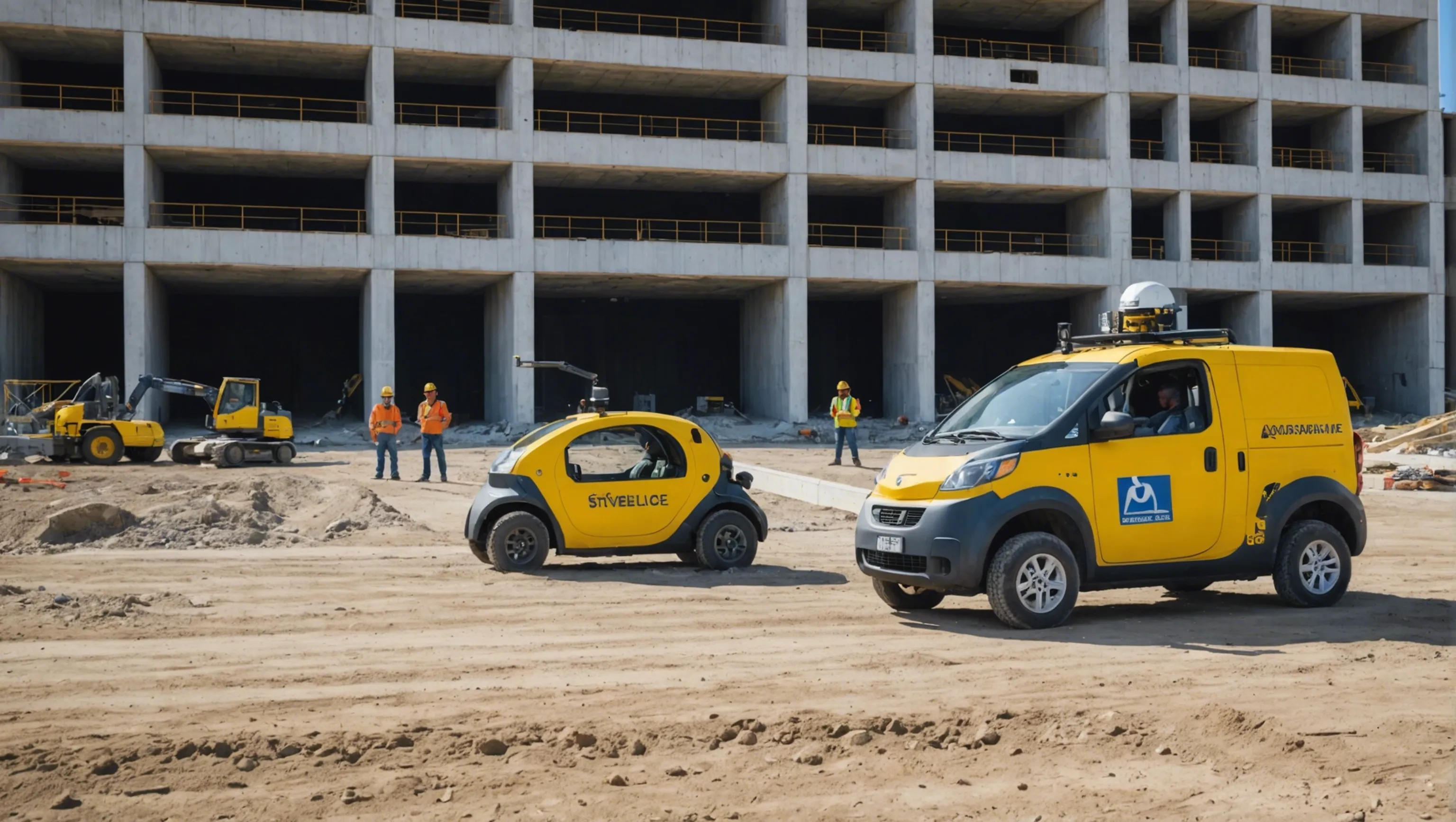 Surveillance et sécurité sur les chantiers avec des véhicules autonomes