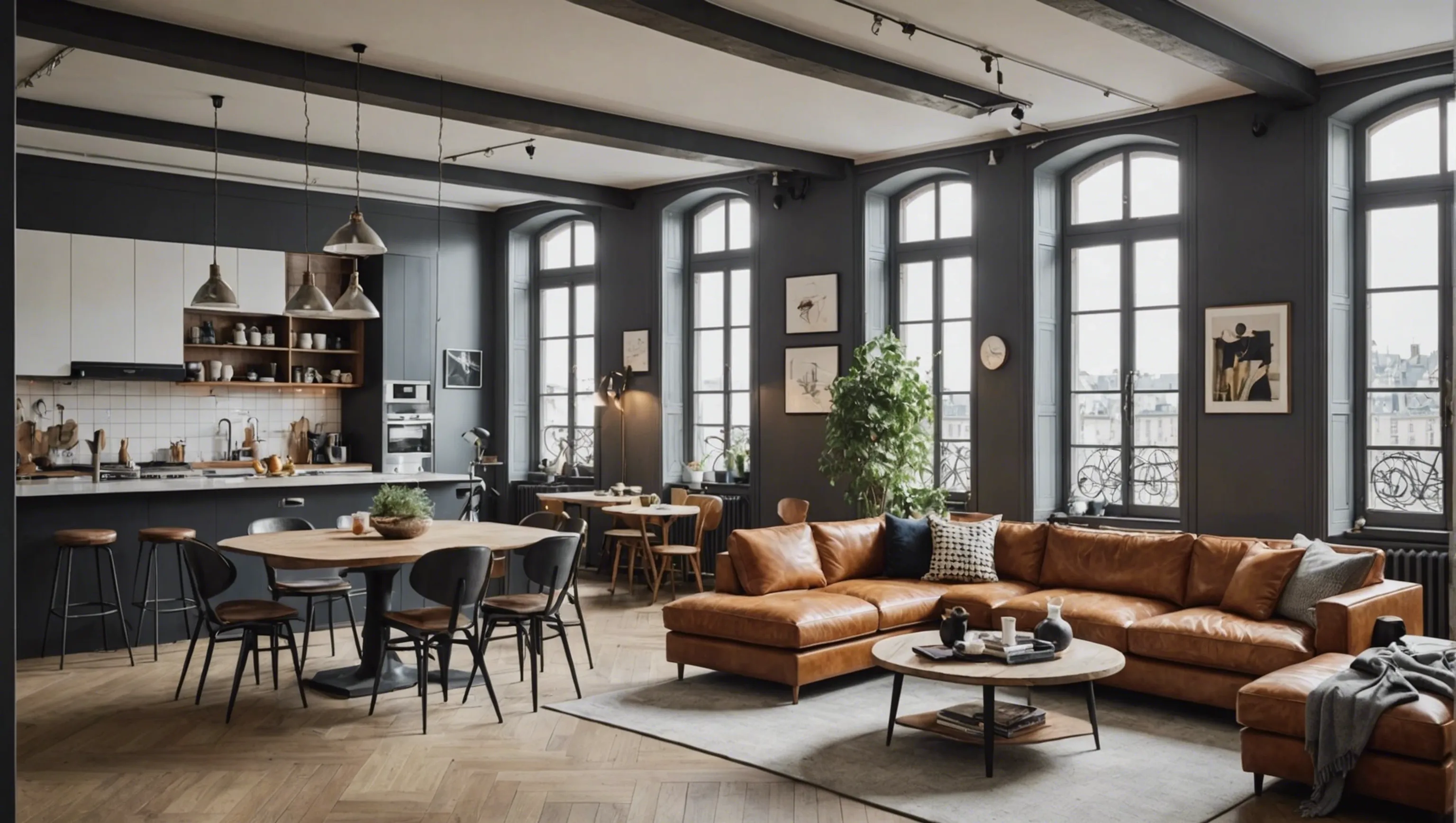 Un loft avec style rétro à Paris