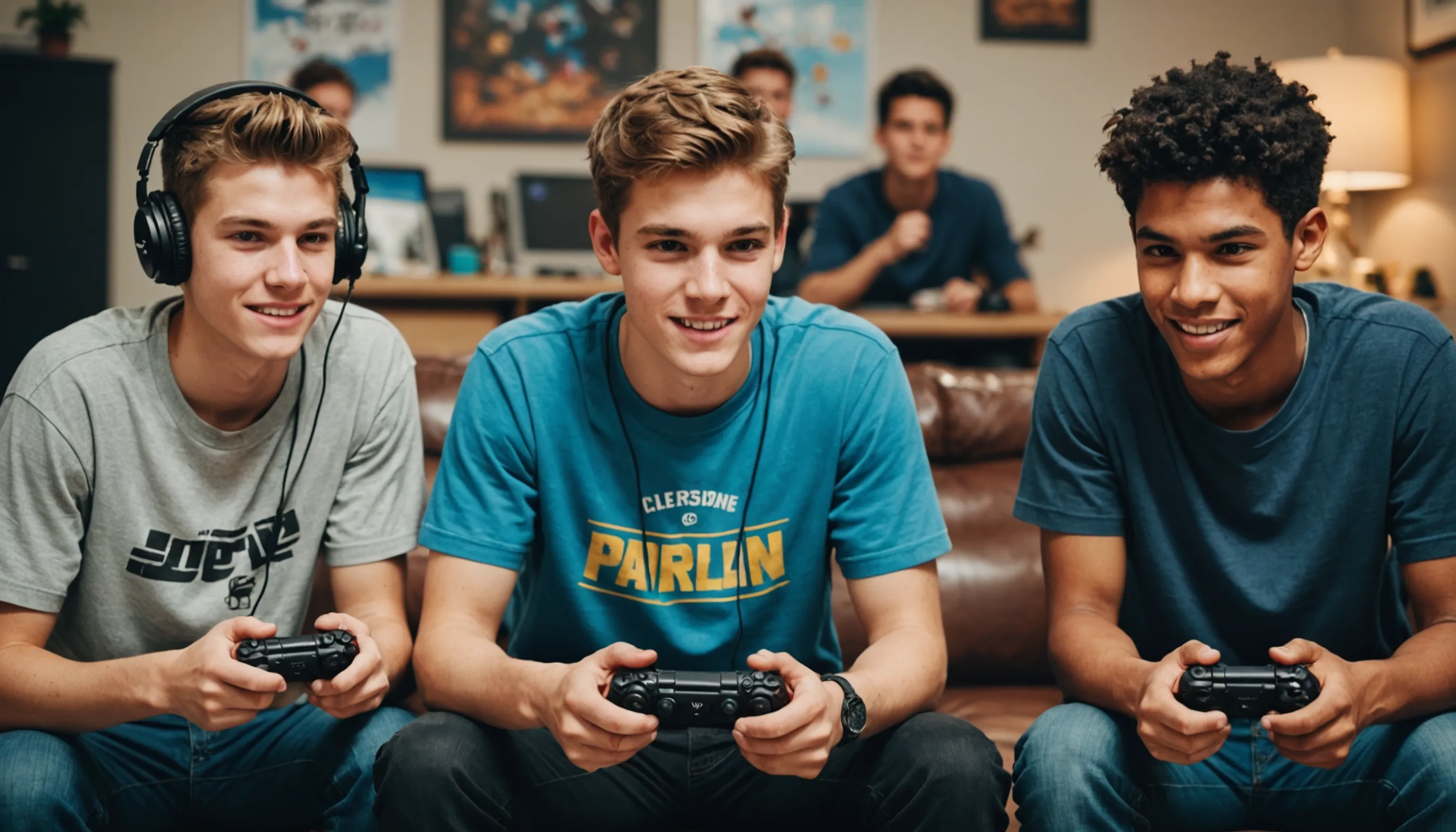 Social skills and teamwork developed through multiplayer video games