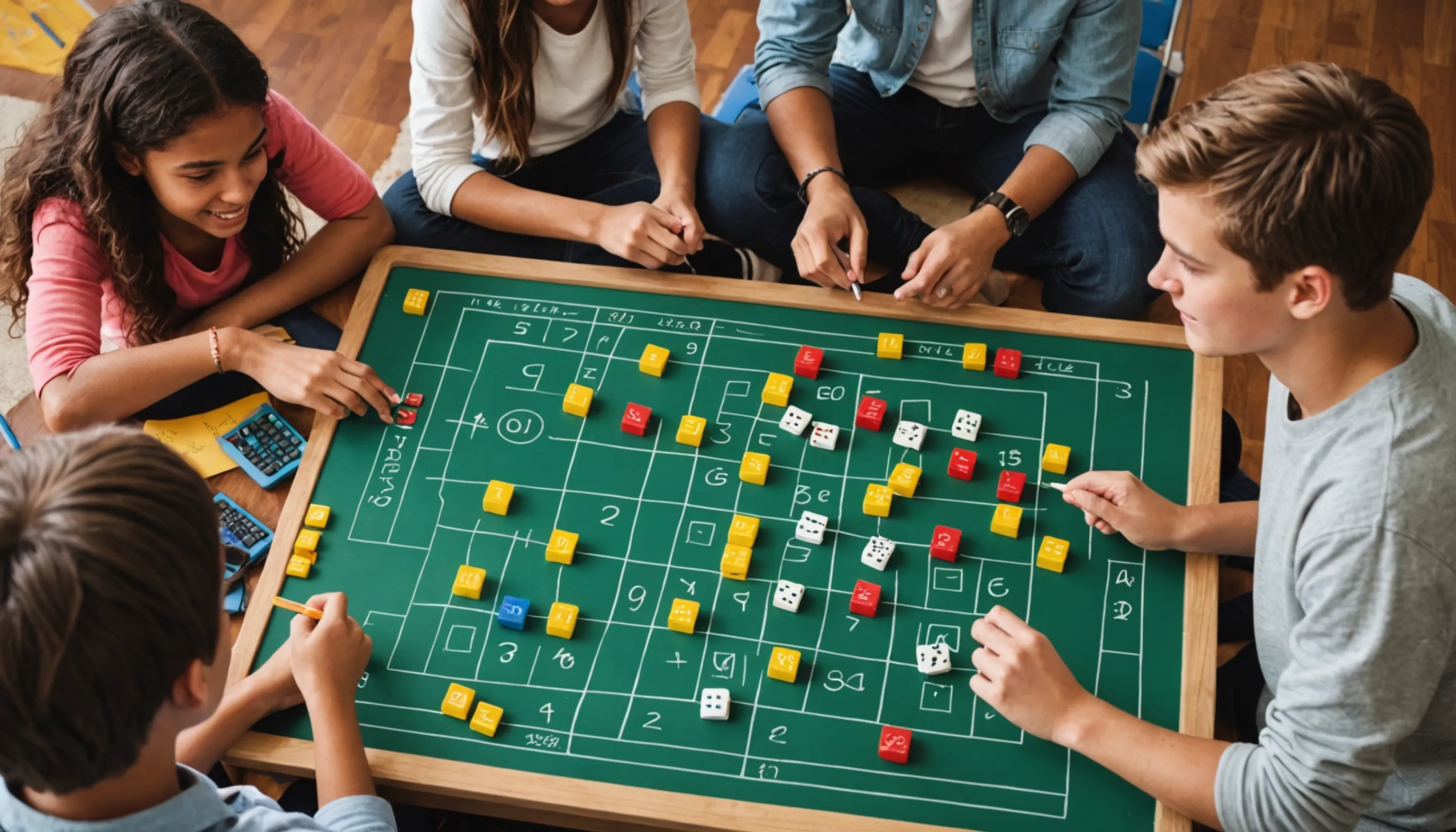 Engaging math games for teaching teenagers