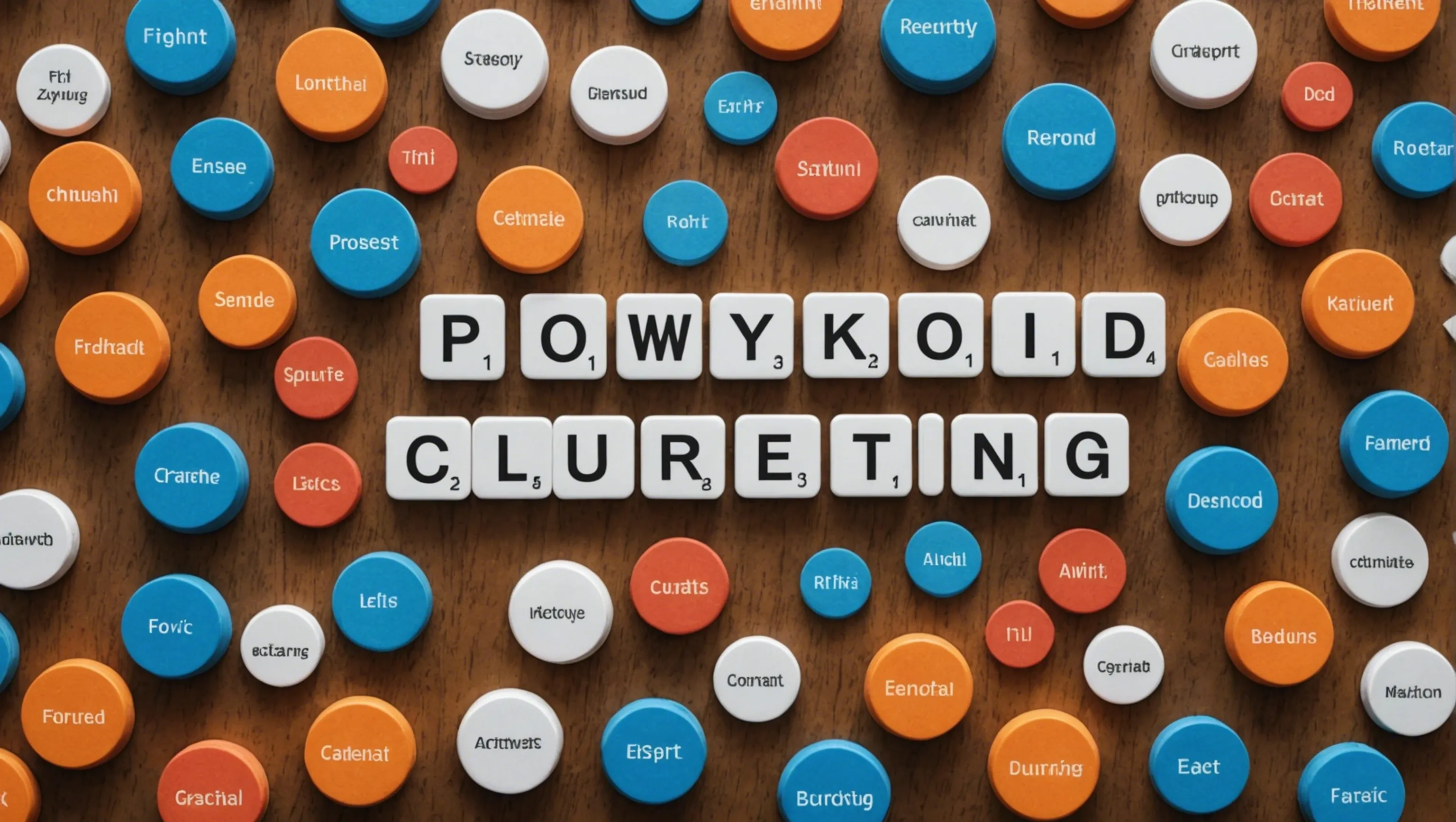 Illustration of keyword grouping and clustering for effective marketing