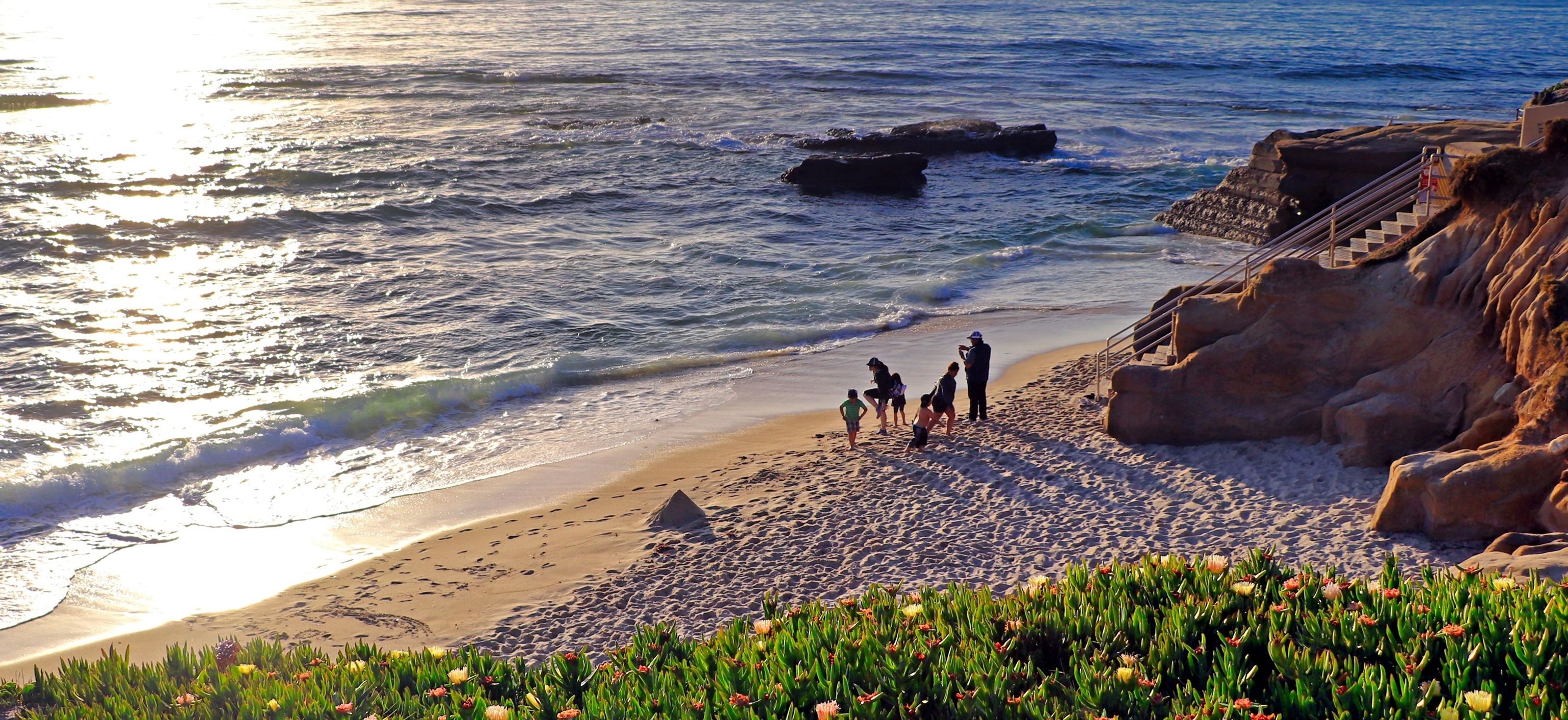 Family enjoying outdoor activities in San Diego