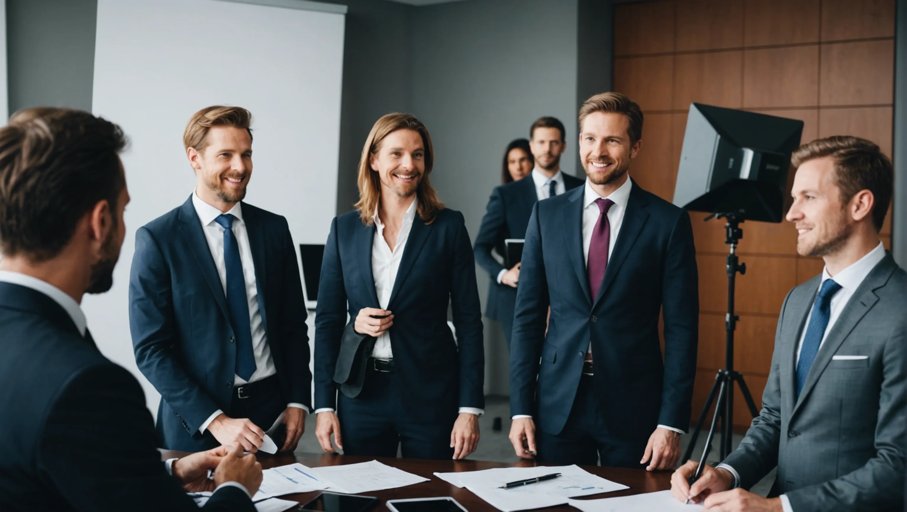 Préparer les participants pour une séance photo d'entreprise