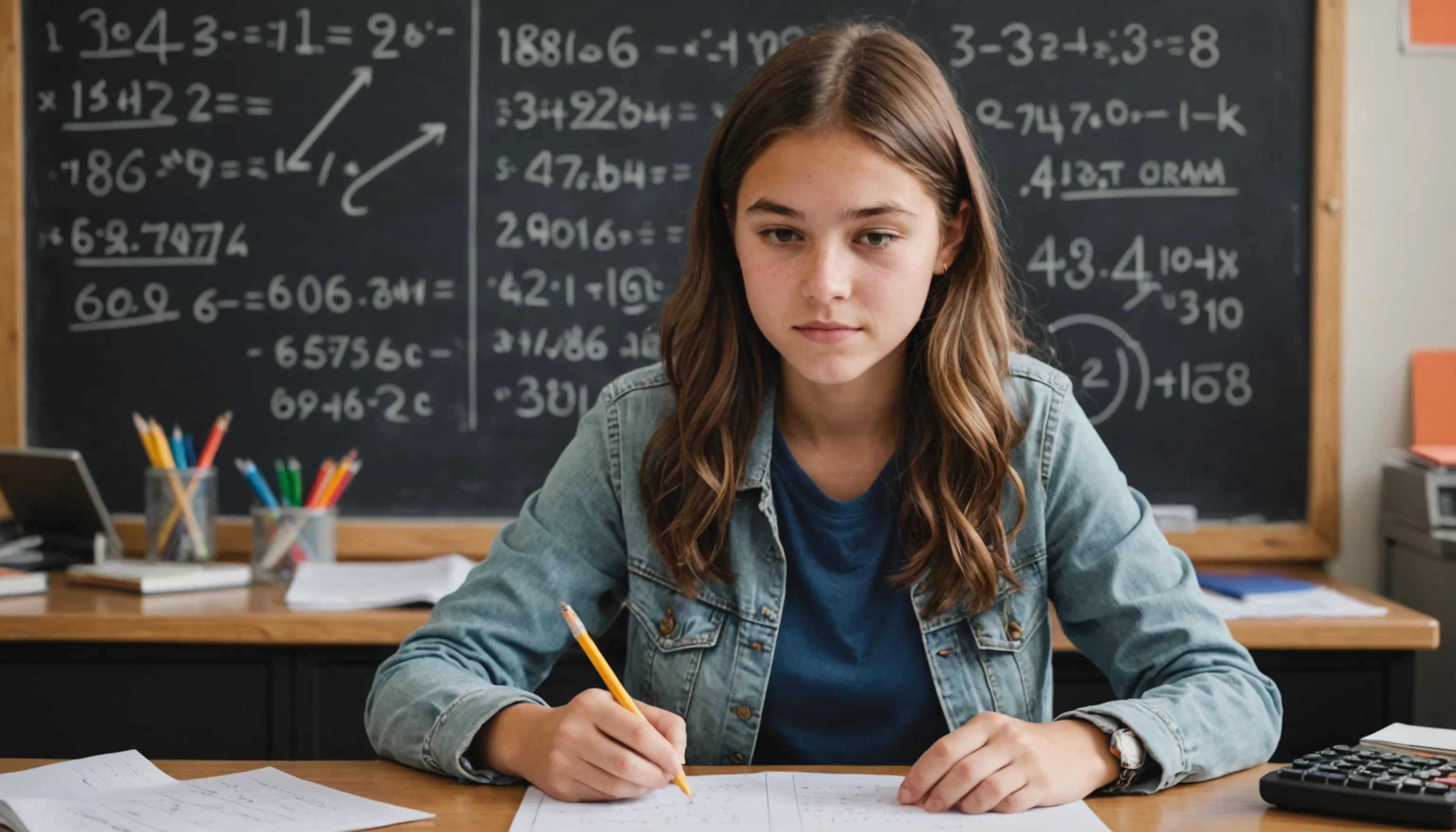 Teenager engaging with math in real-life situations to boost motivation