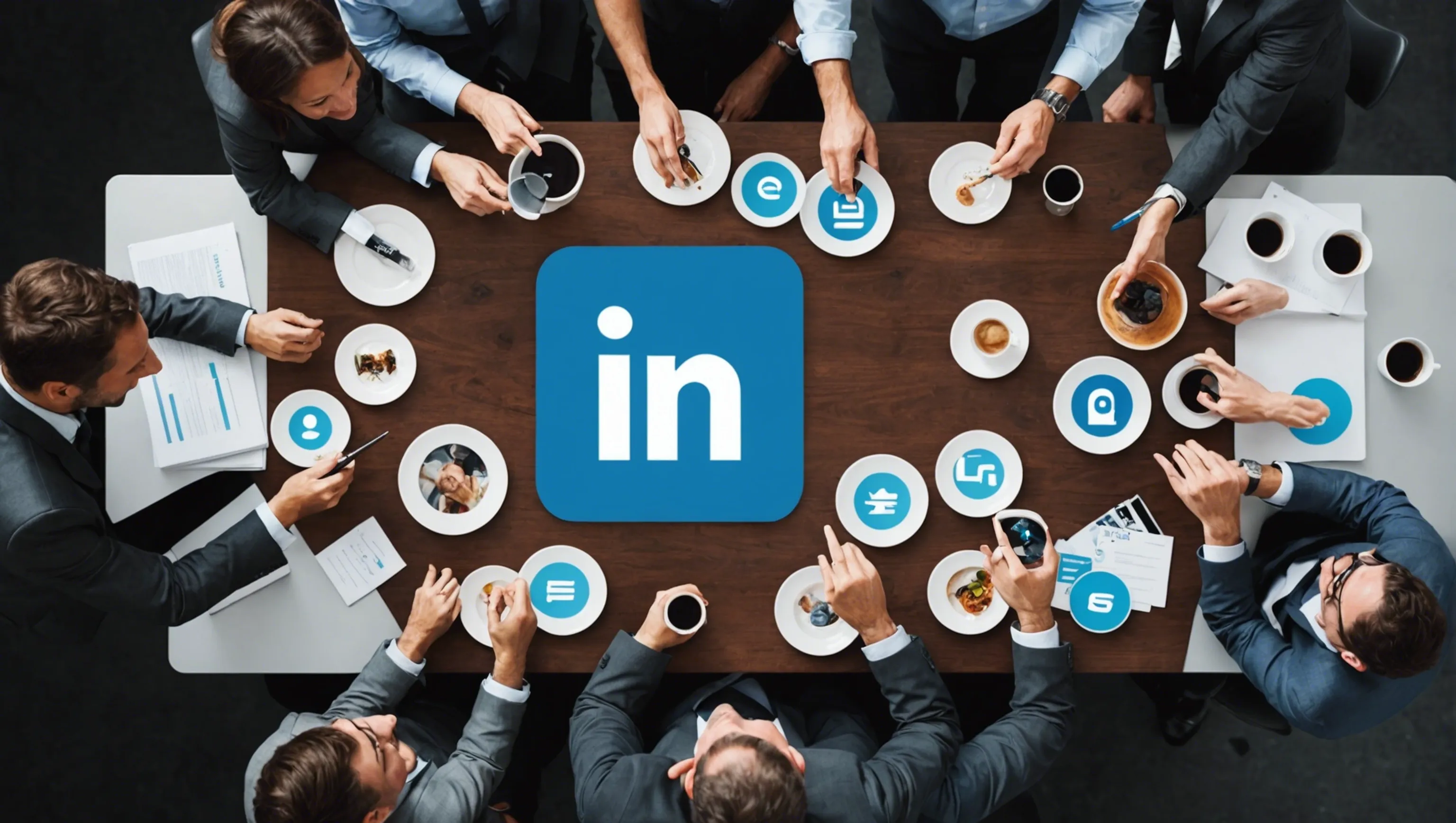 Marketer, der LinkedIn-Kontakte segmentiert