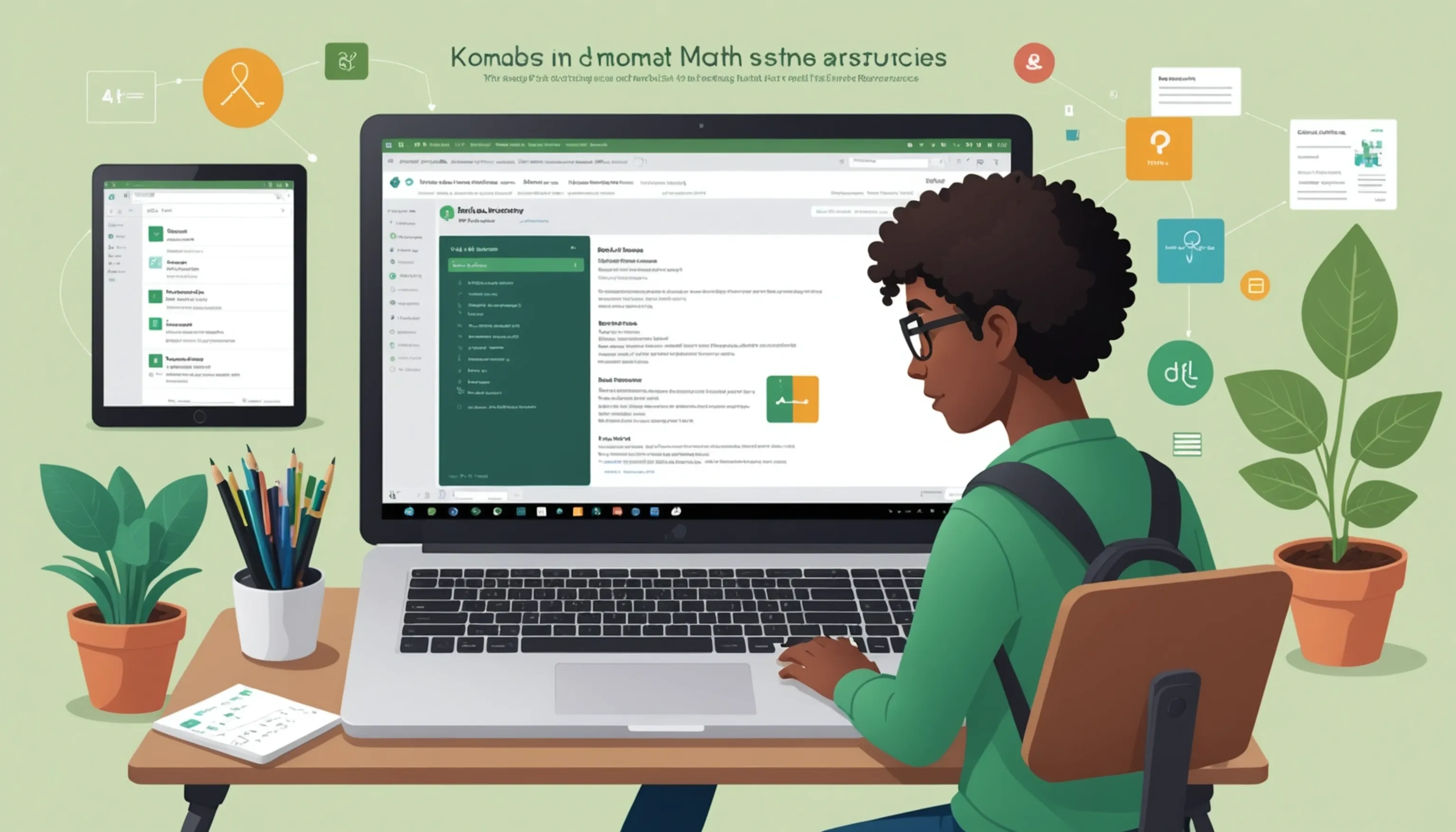 Steps to access Khan Academy Math resources online