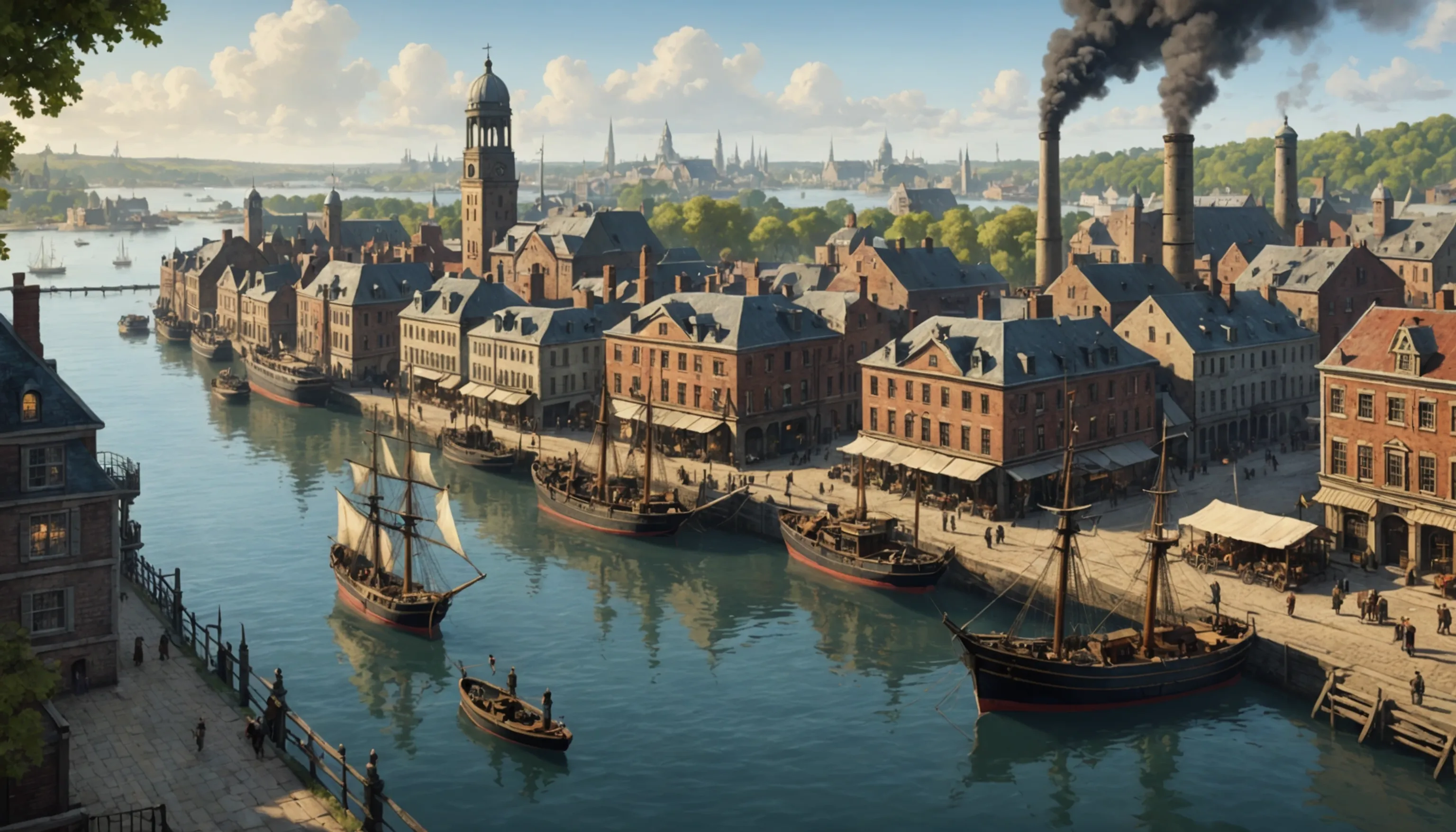 Anno 1800 city-building game overview