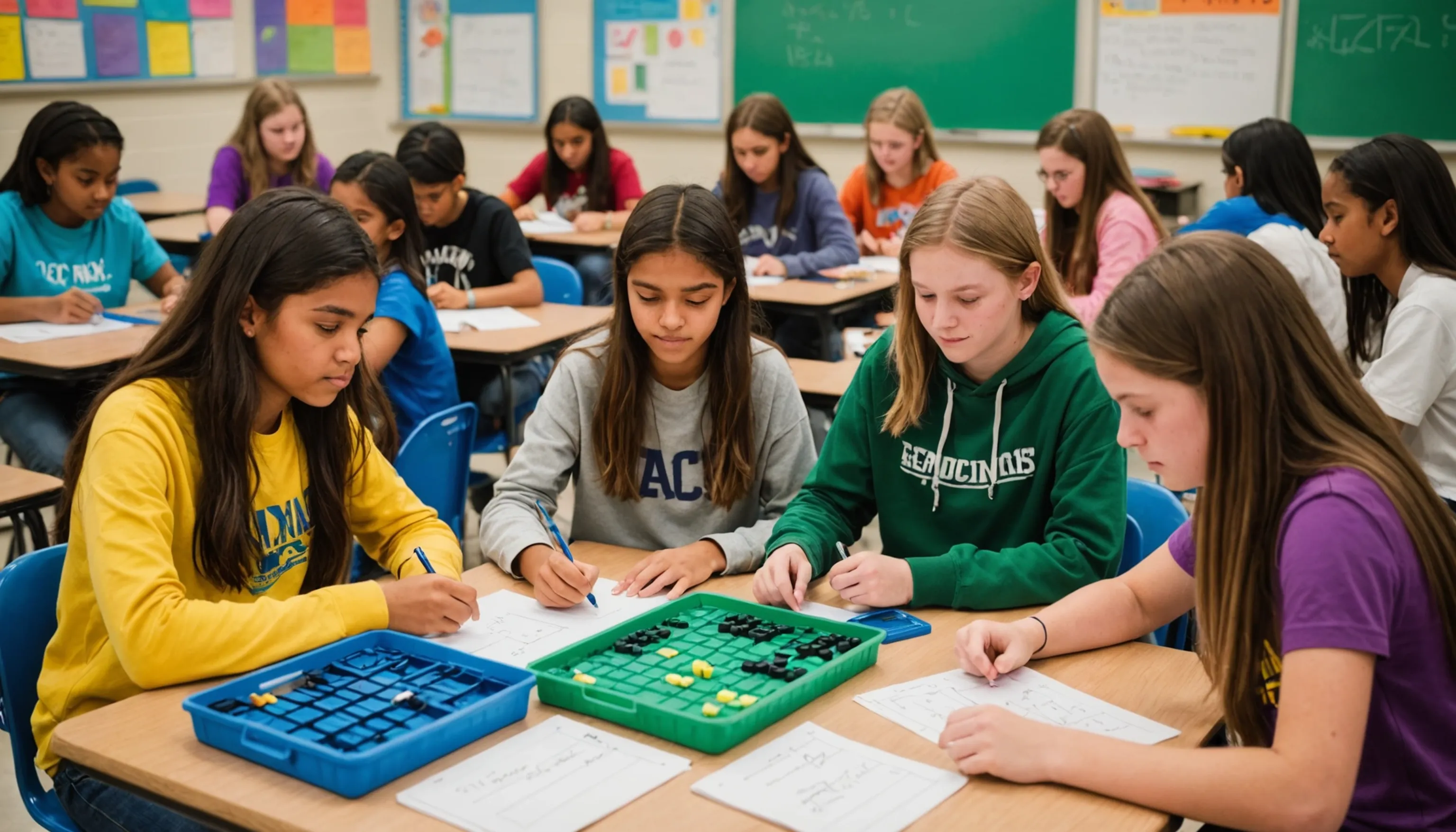 Engaging math games for eighth grade students