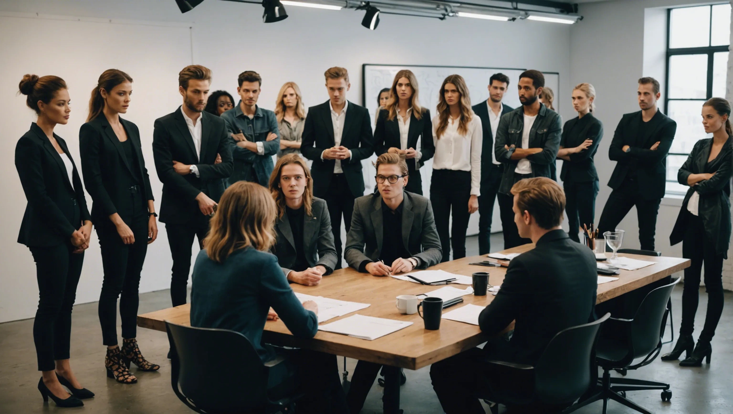 Sélectionner les modèles et les collaborateurs pour une séance photo artistique