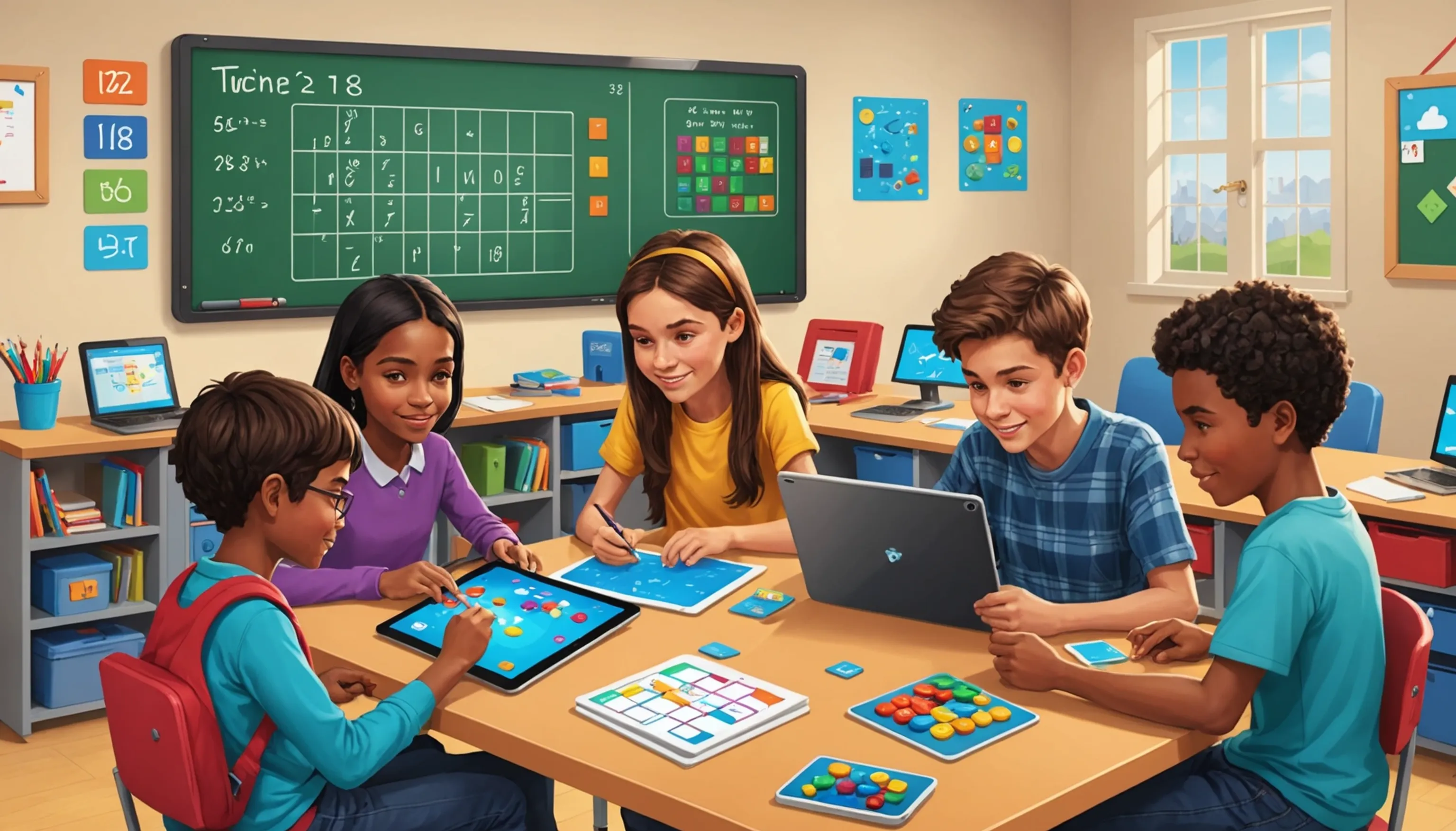 Popularity of mini math games among teenagers