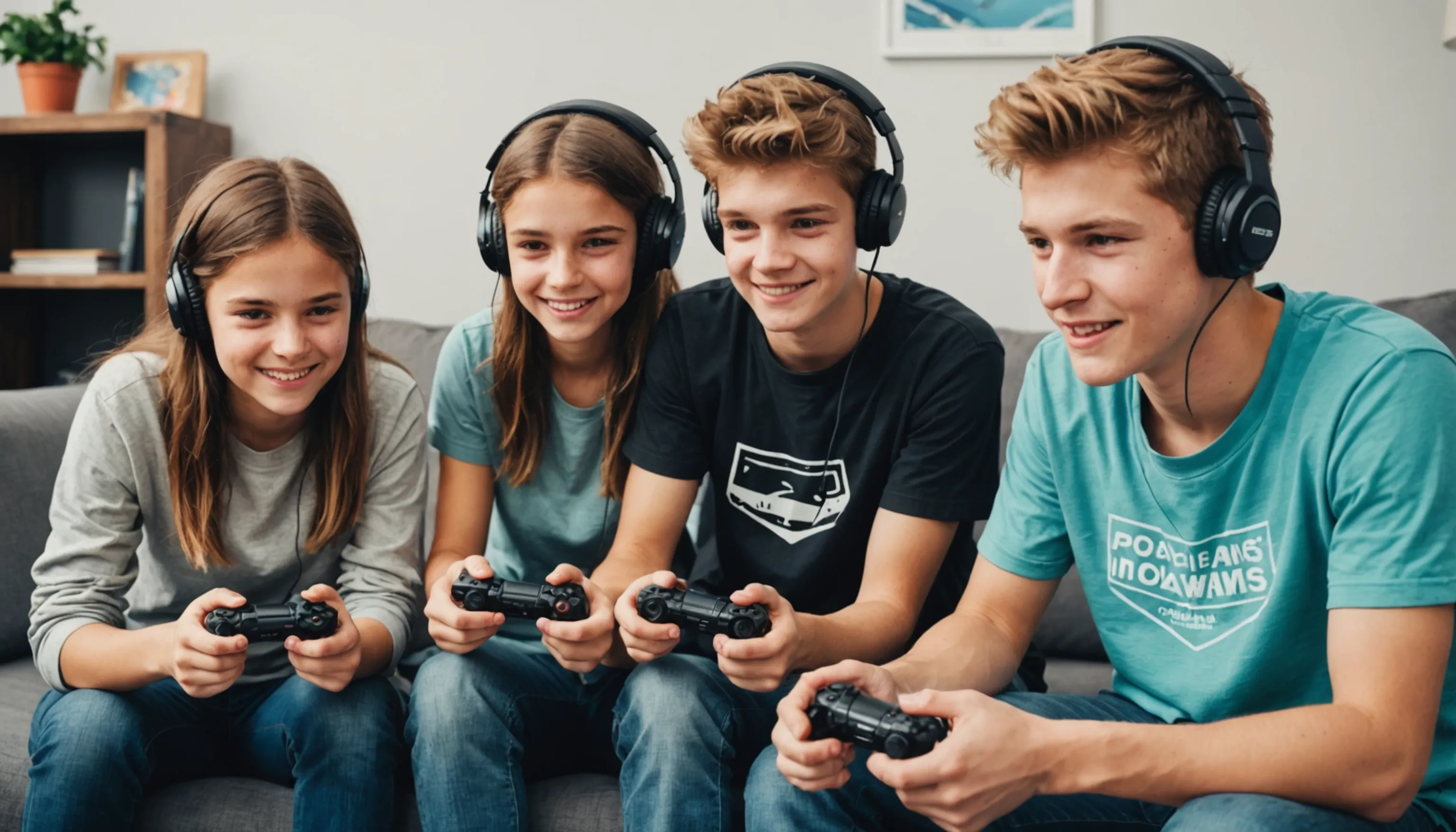 Teenagers learning skills through video games