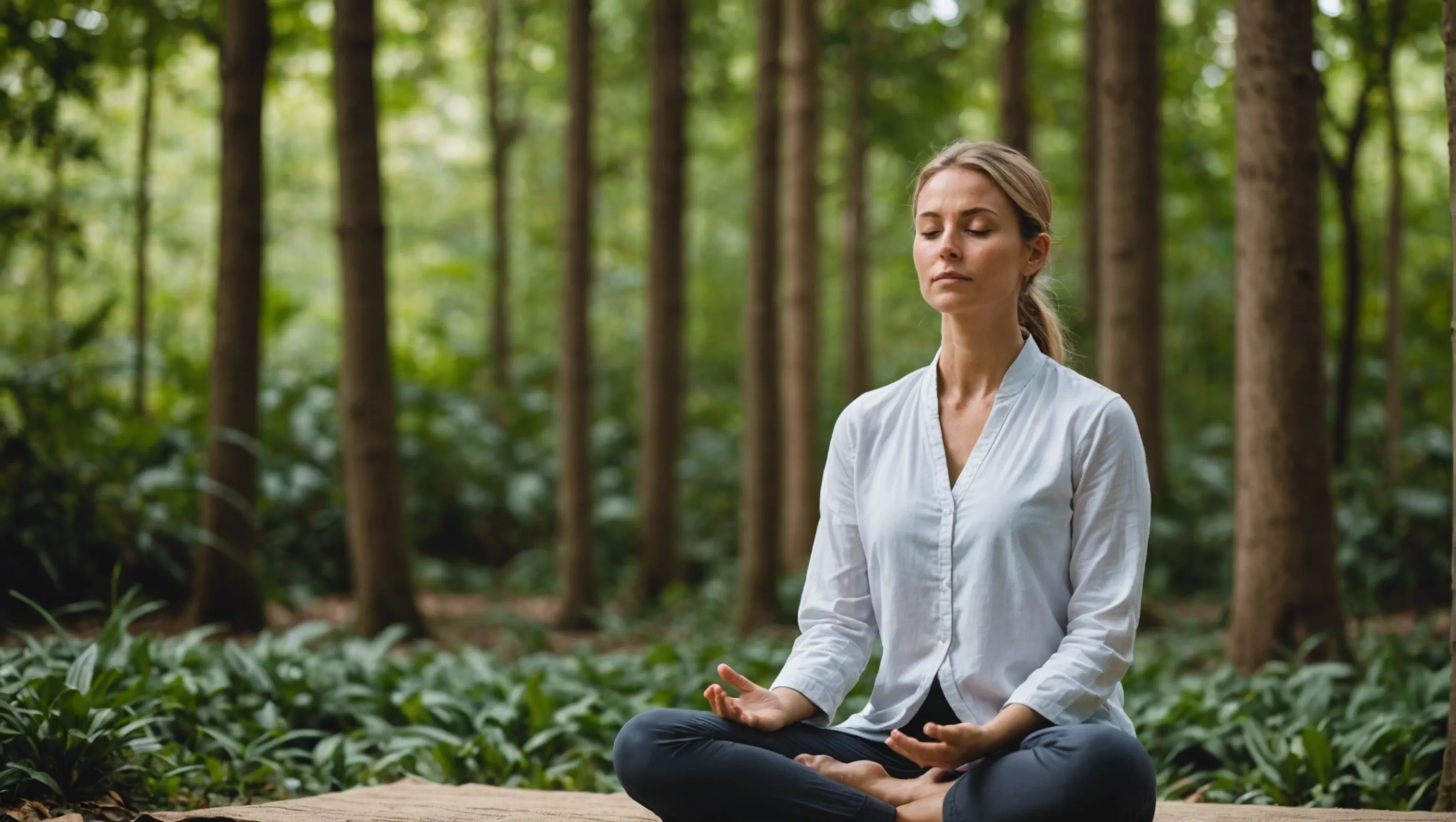 Se concentrer sur la respiration pendant la méditation