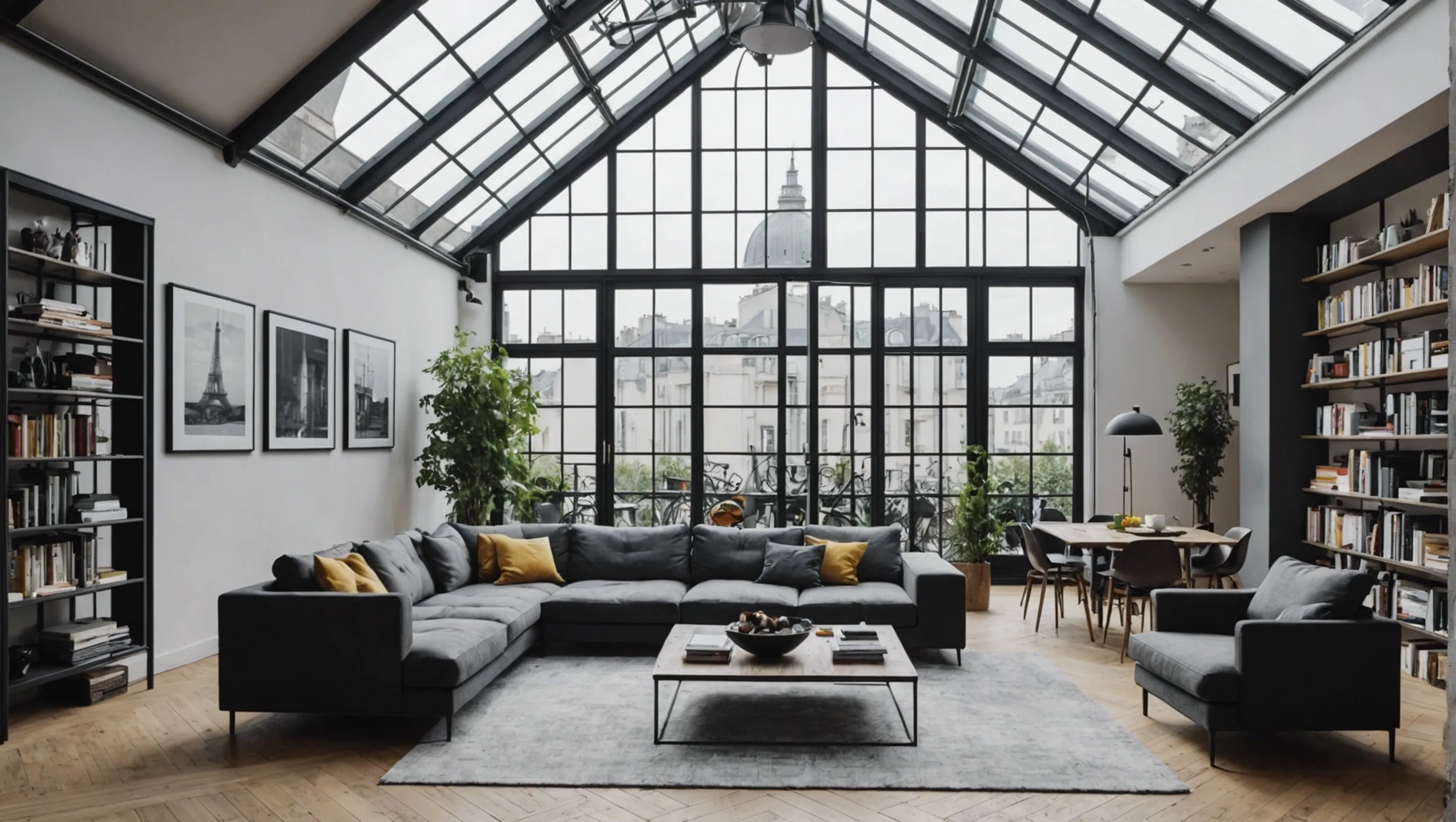 Loft avec verrière à Paris : un espace créatif pour les professionnels