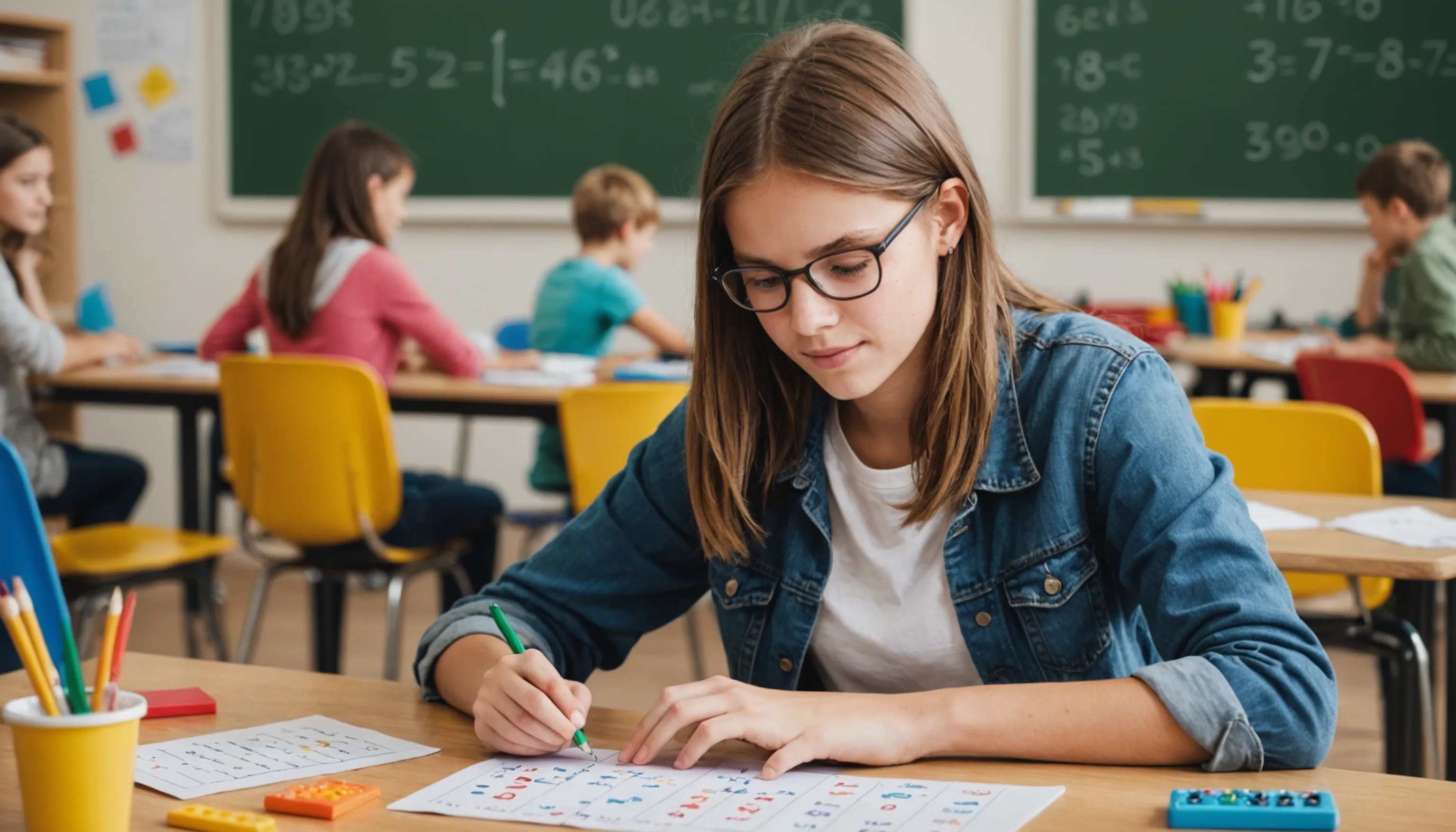 Teenager engaged in math games to boost IQ