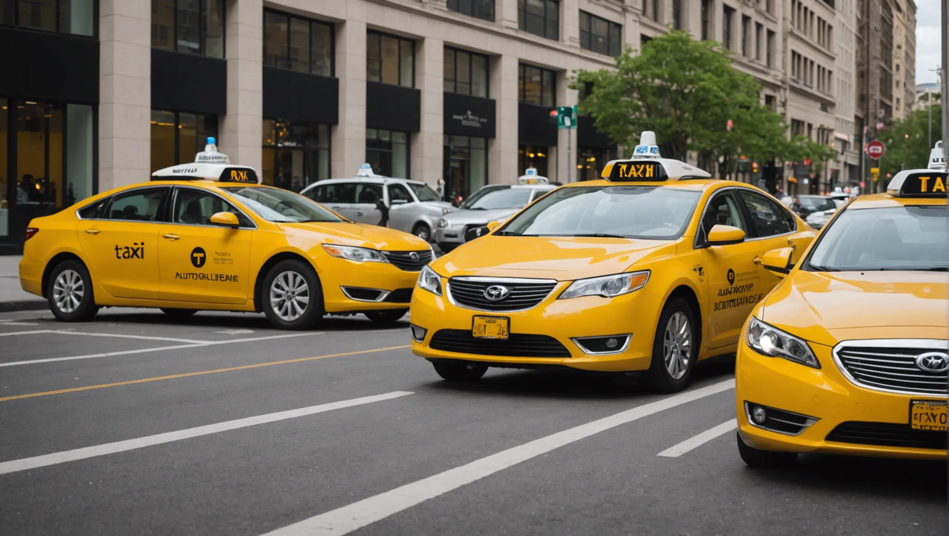 Véhicules autonomes pour les services de taxi