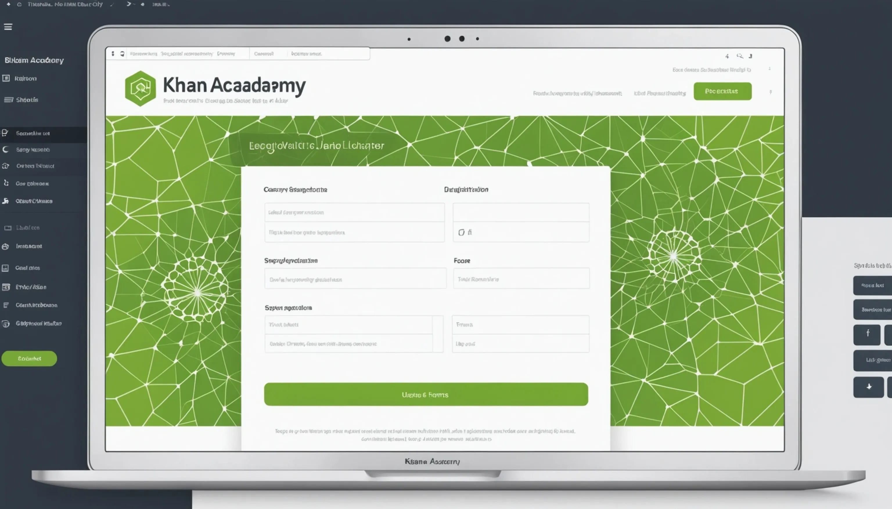 Creating an account on Khan Academy