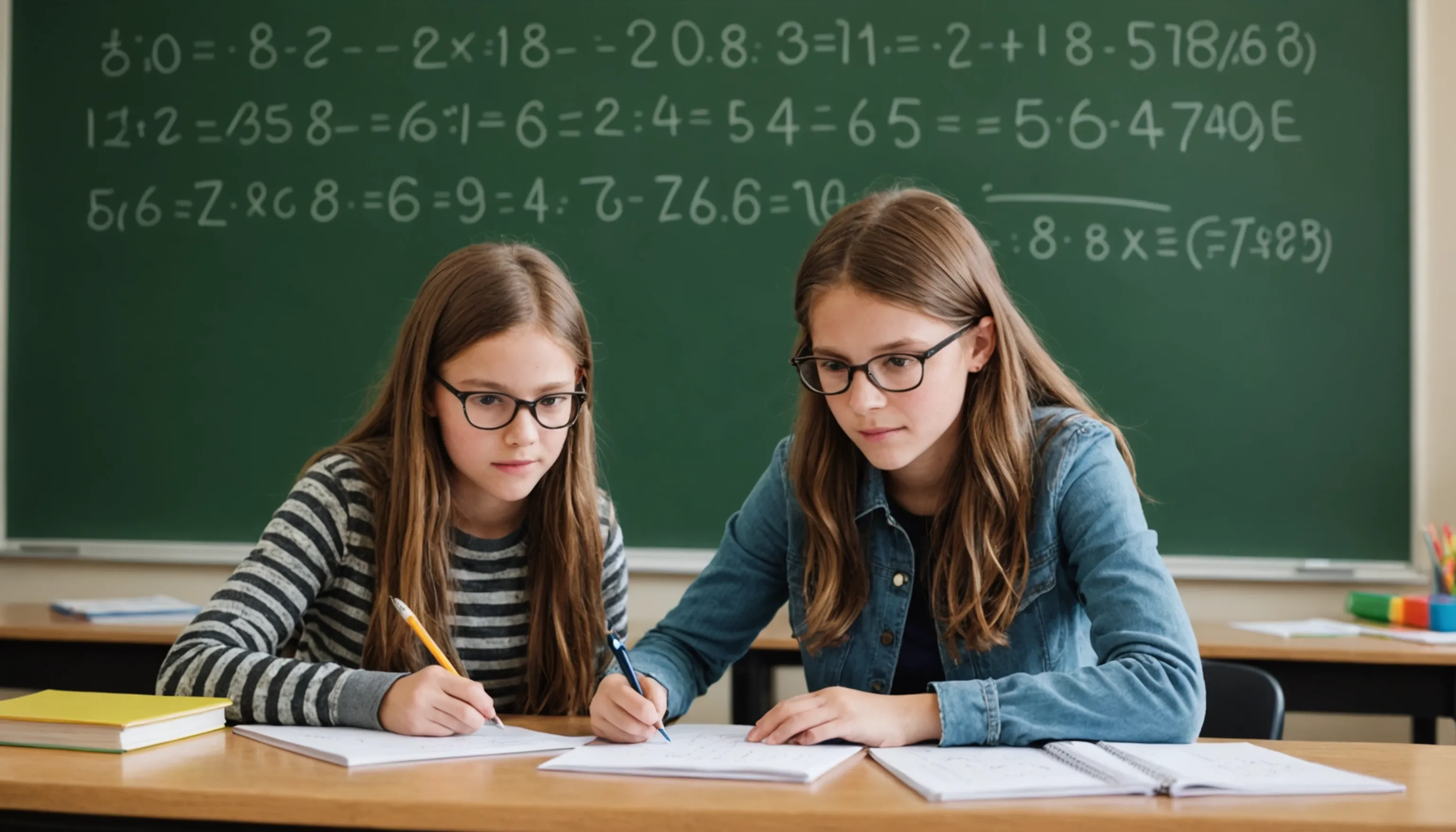 Teenager participating in after-school math programs for academic improvement