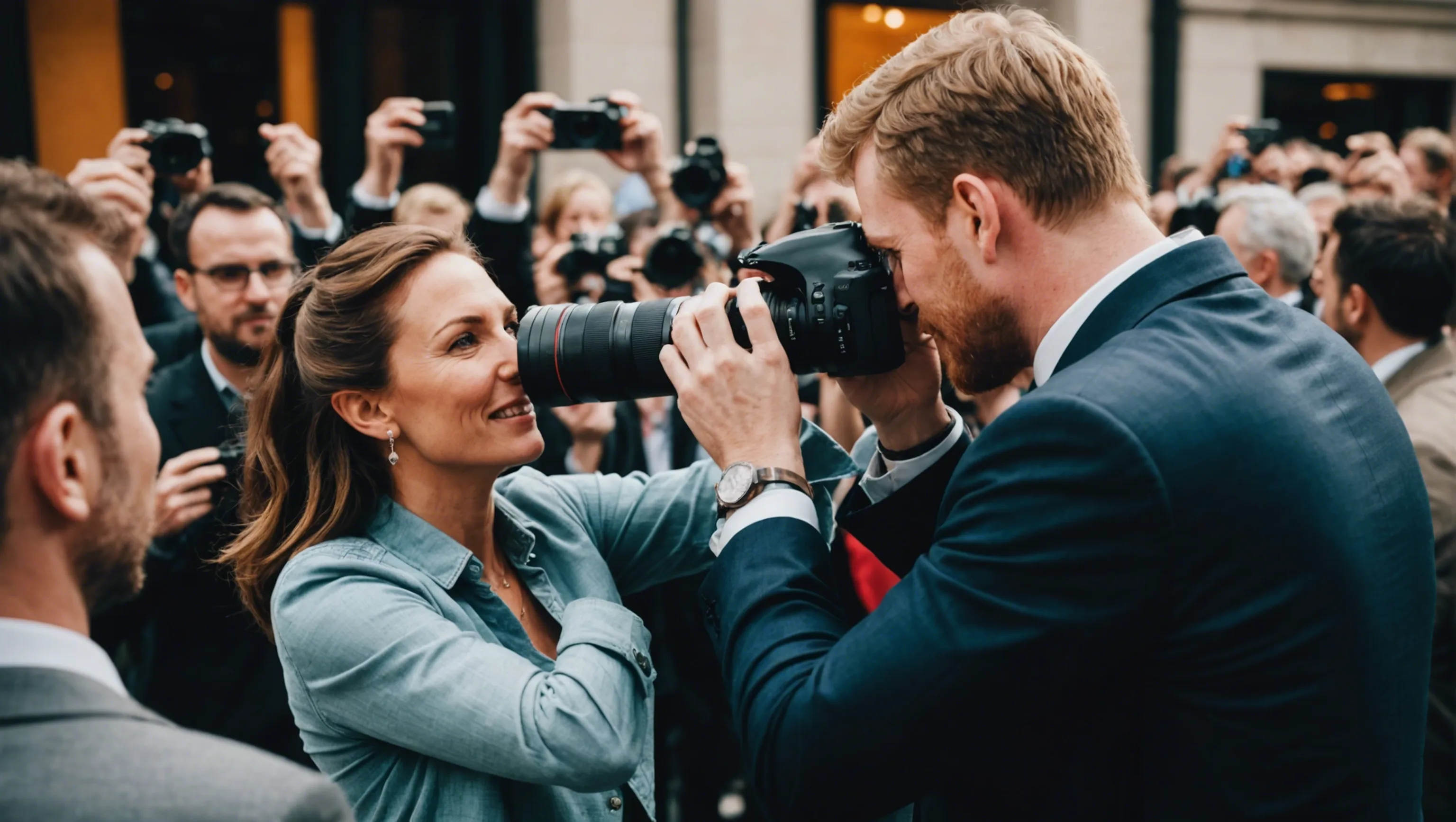 Photographe d'événement capturant des moments clés