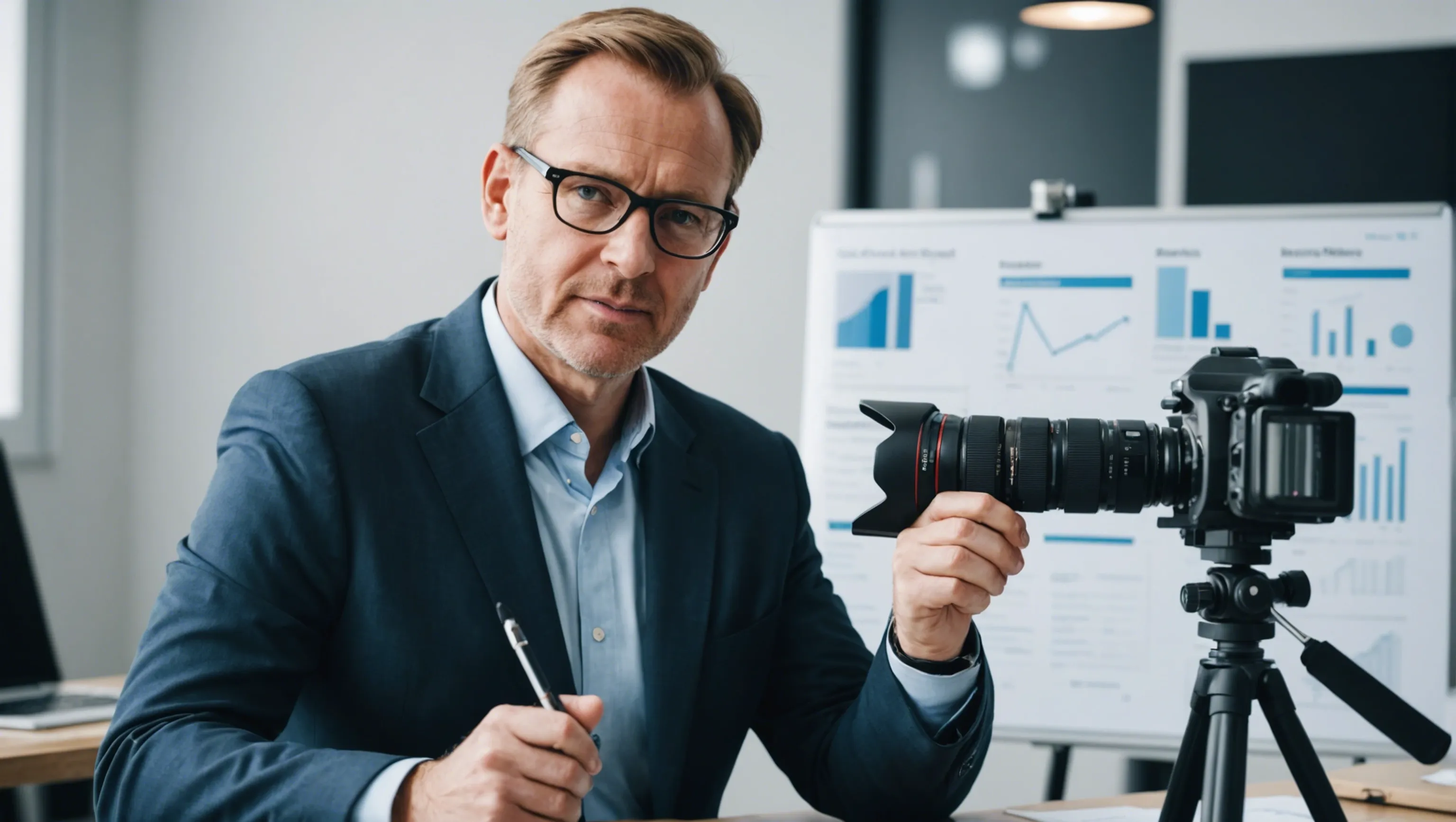 Directeur de l'innovation utilisant l'analyse de la concurrence