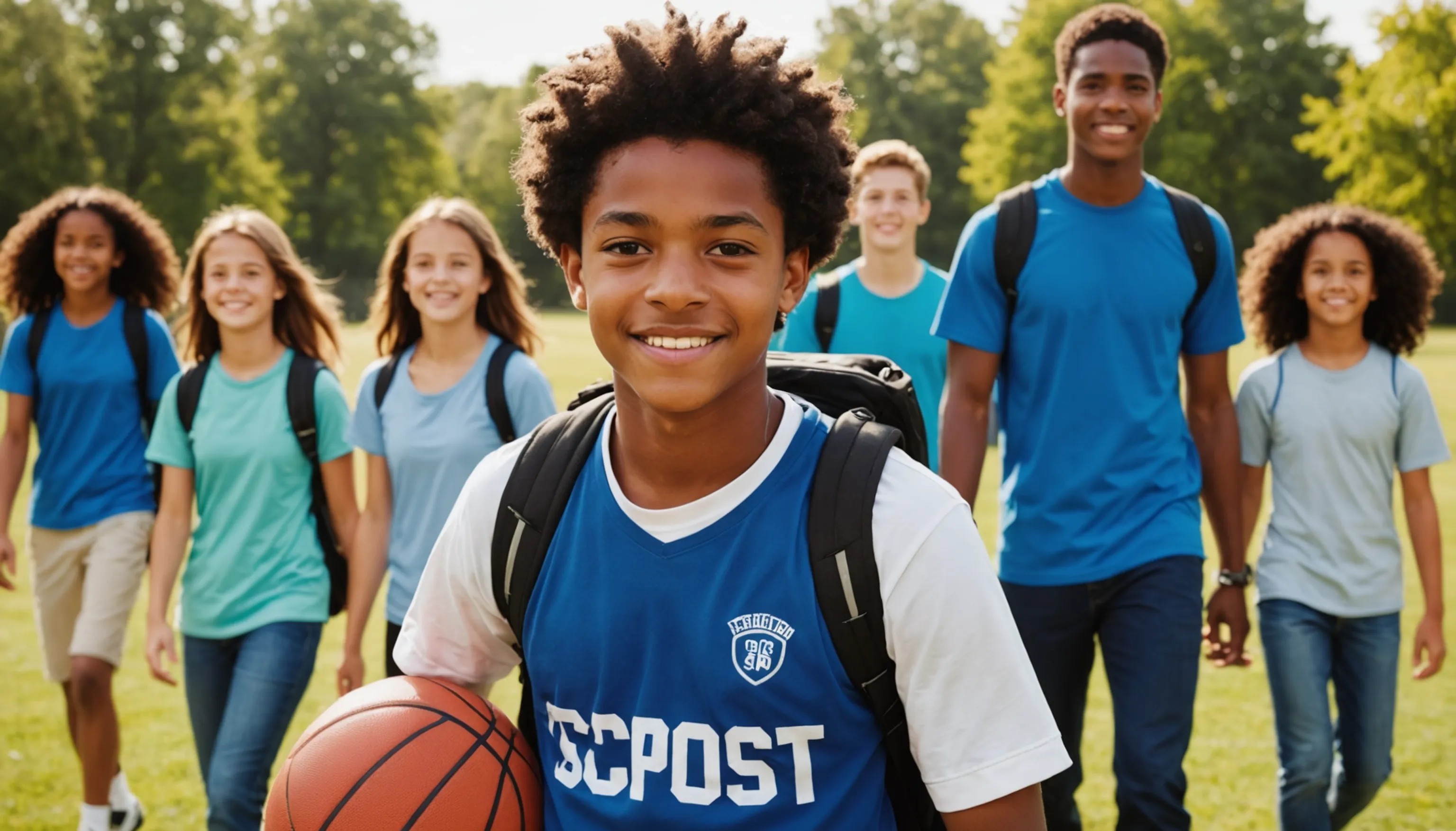 Teenager engaging in afterschool activities for academic success